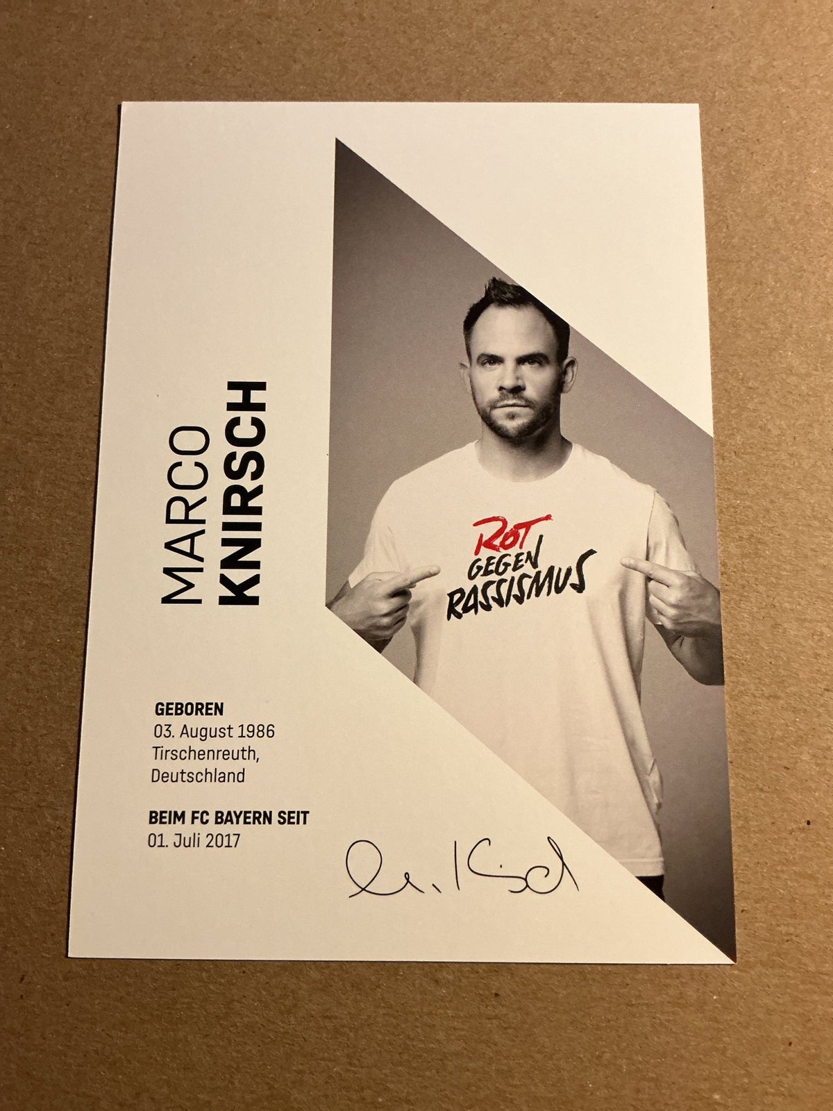 Marco Knirsch, Germany 🇩🇪 FC Bayern München 2023/24 hand signed - Autographs-World