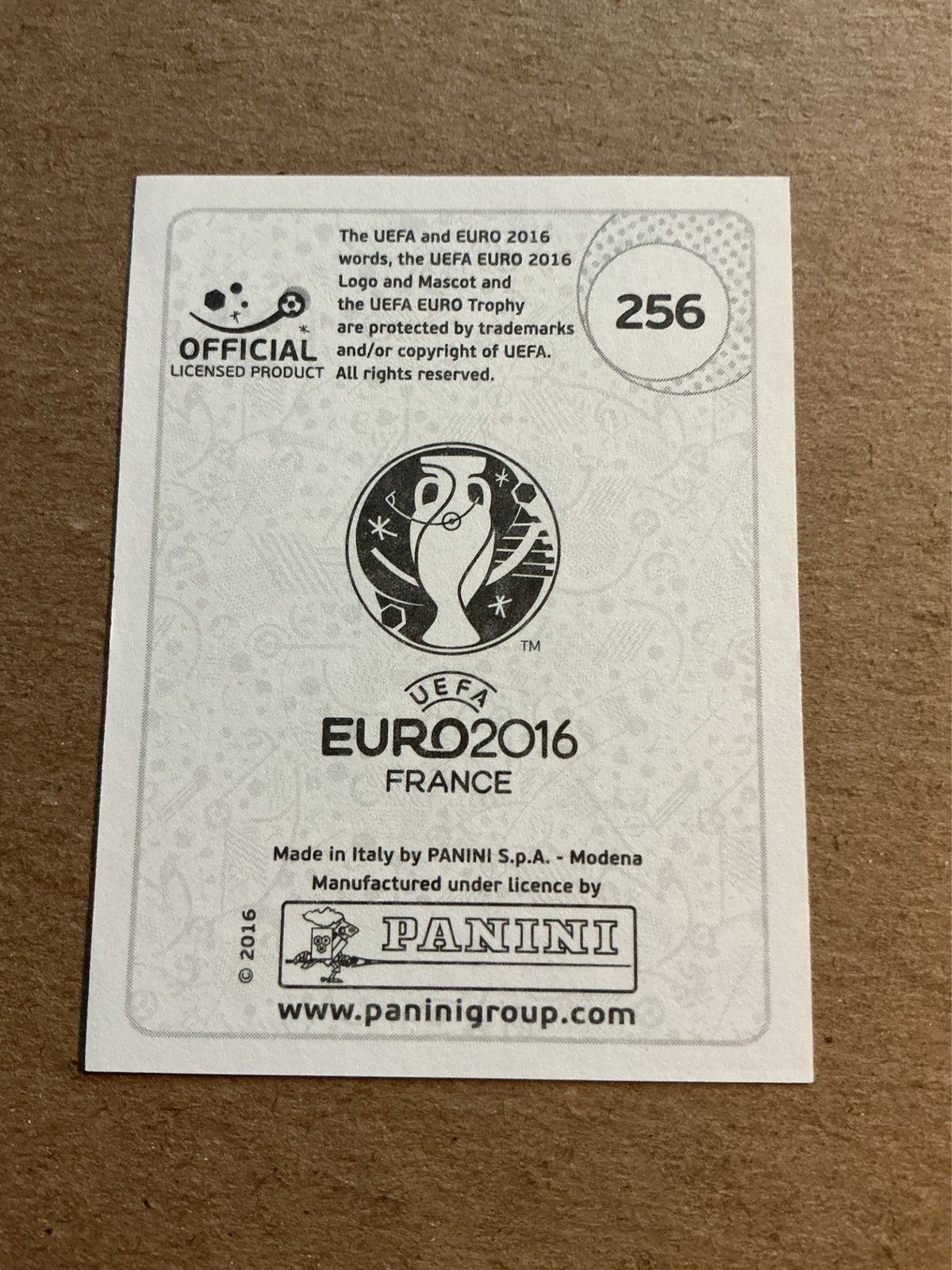 Marco Reus, Germany 🇩🇪 UEFA Euro 2016 Panini hand signed - Autographs-World