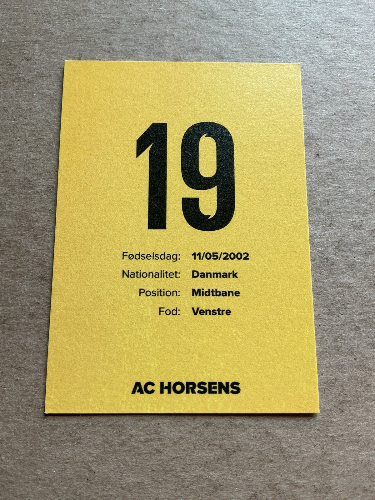 Marcus Hannesbo, Denmark 🇩🇰 AC Horsens 2022/23 hand signed - Autographs-World