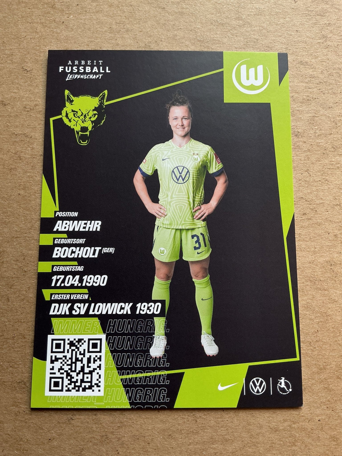 Marina Hegering, Germany 🇩🇪 VfL Wolfsburg 2022/23 hand signed - Autographs-World