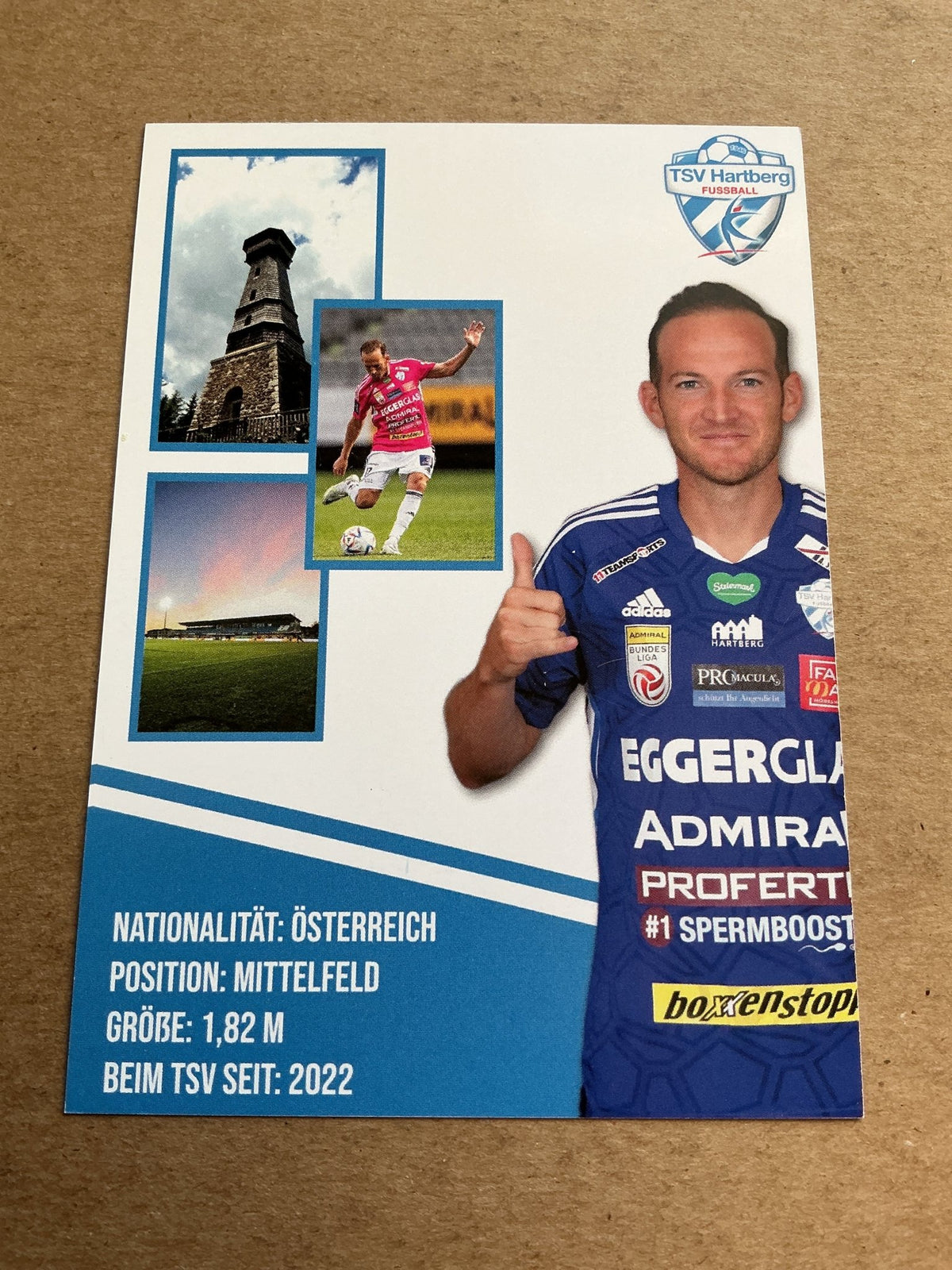 Mario Kröpfl, Austria 🇦🇹 TSV Hartberg 2022/23 hand signed - Autographs-World