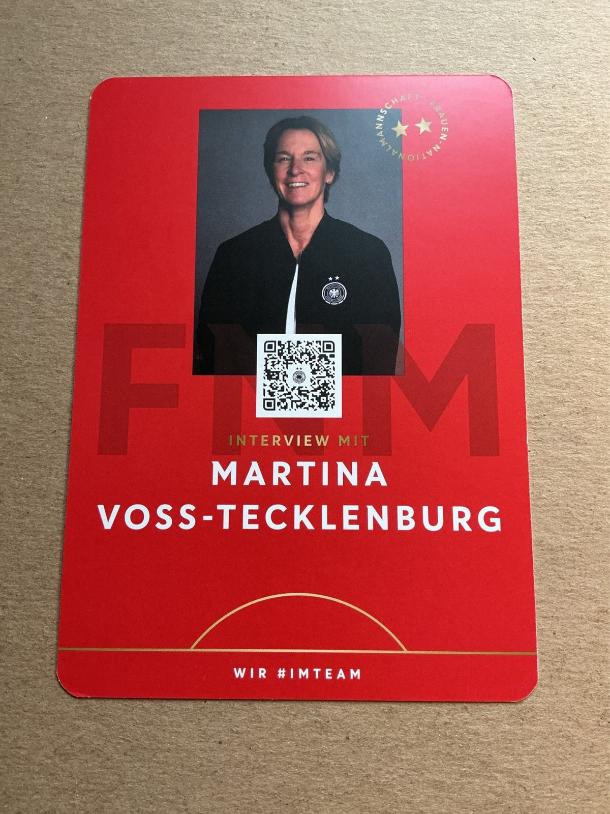 Martina Voss-Tecklenburg, Germany 🇩🇪 FIFA World Cup 2023 hand signed - Autographs-World