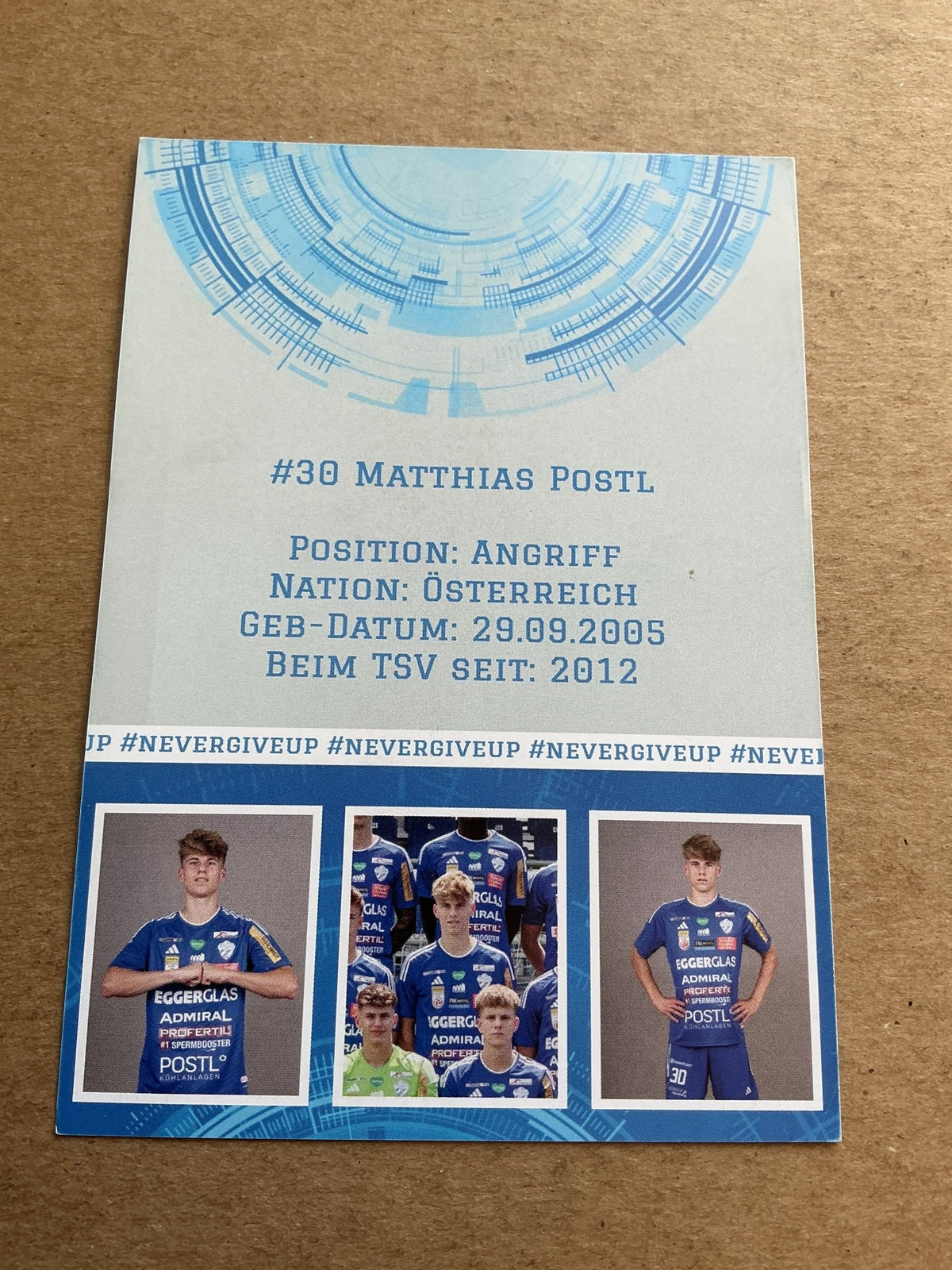 Matthias Postl, Austria 🇦🇹 TSV Hartberg 2023/24 hand signed - Autographs-World