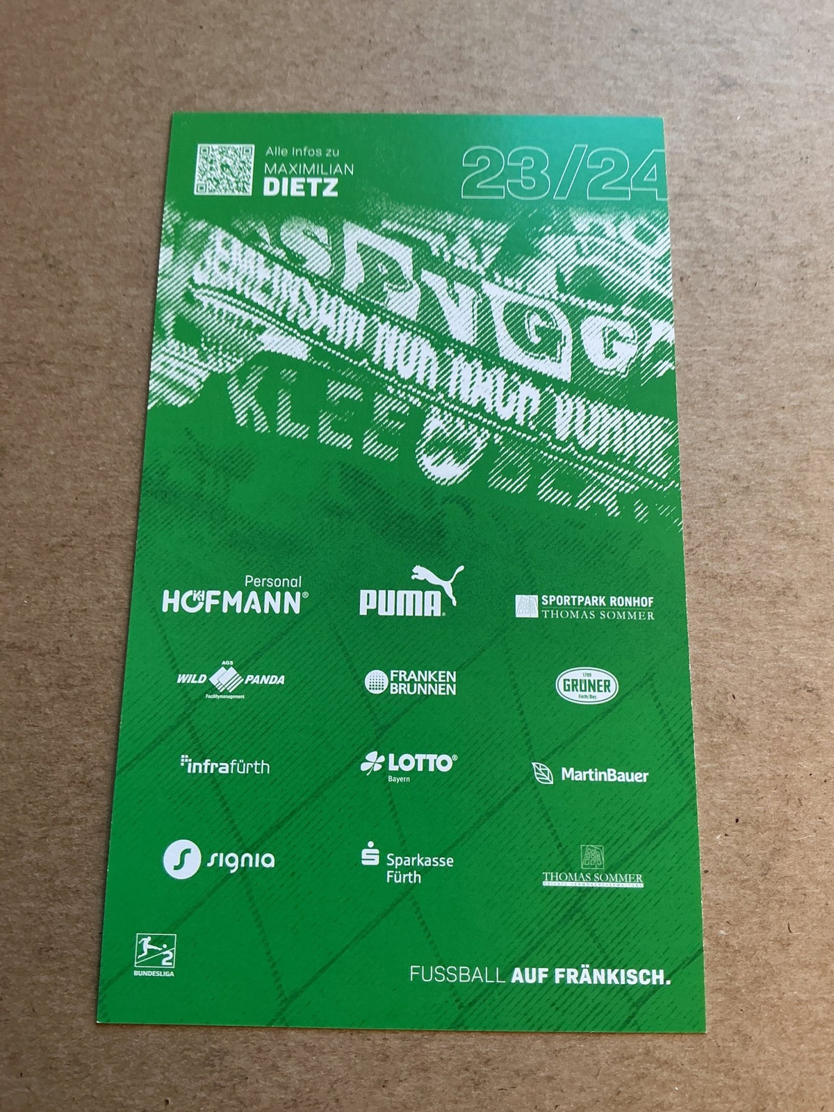 Maximilian Dietz, USA 🇺🇸 SpVgg Greuther Fürth 2023/24 hand signed - Autographs-World