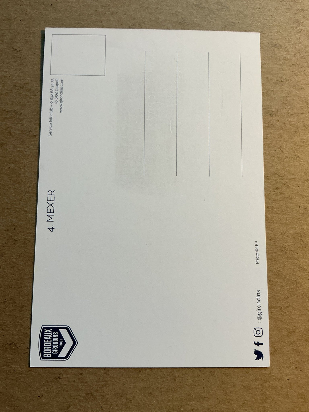 Mexer, Mozambique 🇲🇿 Girondins Bordeaux 2020/21 hand signed - Autographs-World