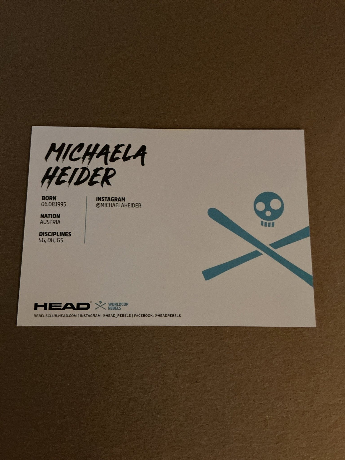 Michaela Heider, Austria 🇦🇹 Alpine 2023/24 hand signed - Autographs-World