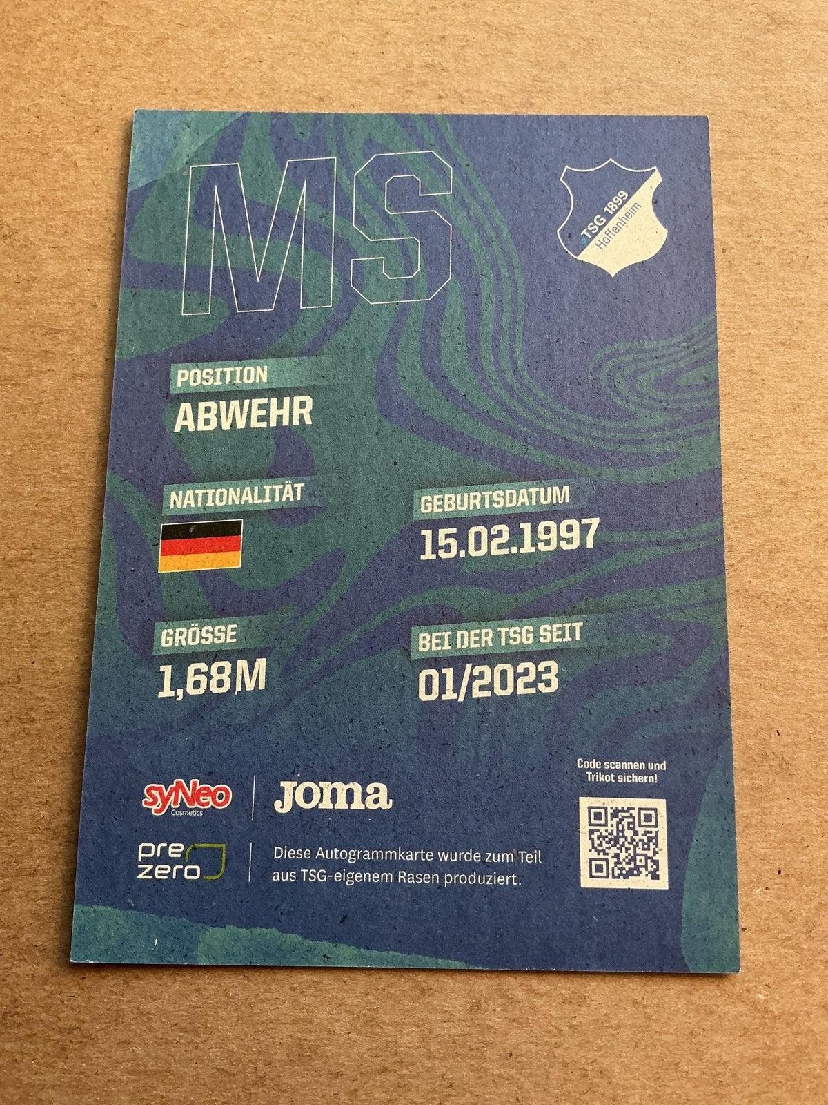 Michaela Specht, Germany 🇩🇪 TSG Hoffenheim 1899 2023/24 hand signed - Autographs-World