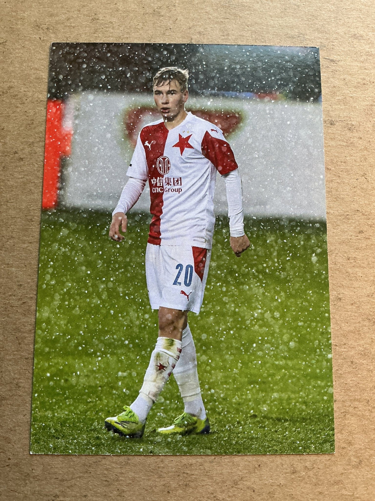 Michal Beran, Czech Republic 🇨🇿 SK Slavia Prague 2020/21 hand signed - Autographs-World