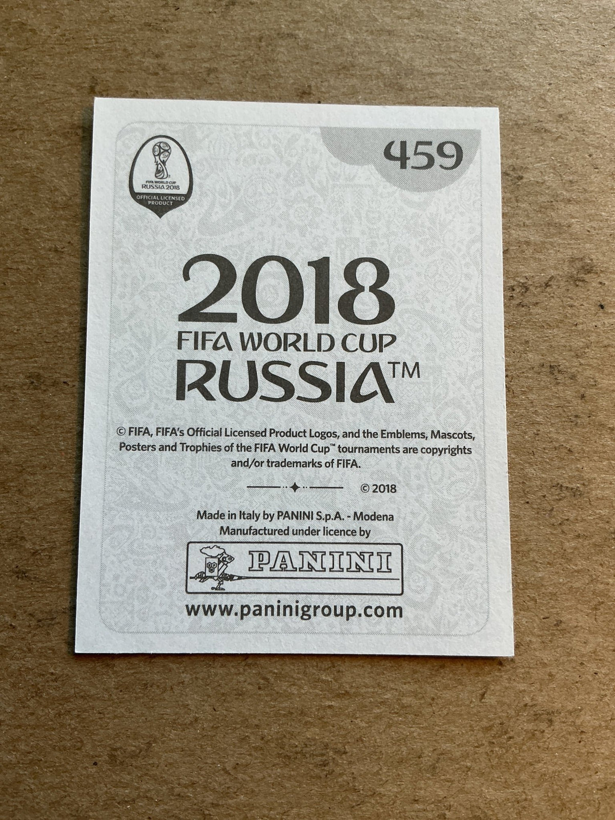 Miguel Layún, Mexico 🇲🇽 FIFA World Cup 2018 Panini hand signed - Autographs-World