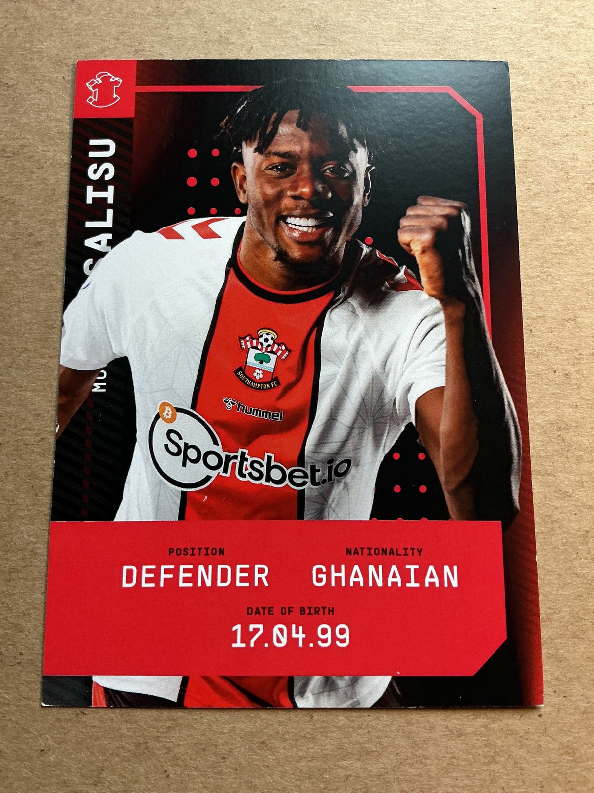 Mohammed Salisu, Ghana 🇬🇠Southampton FC 2022/23 hand signed - Autographs-World