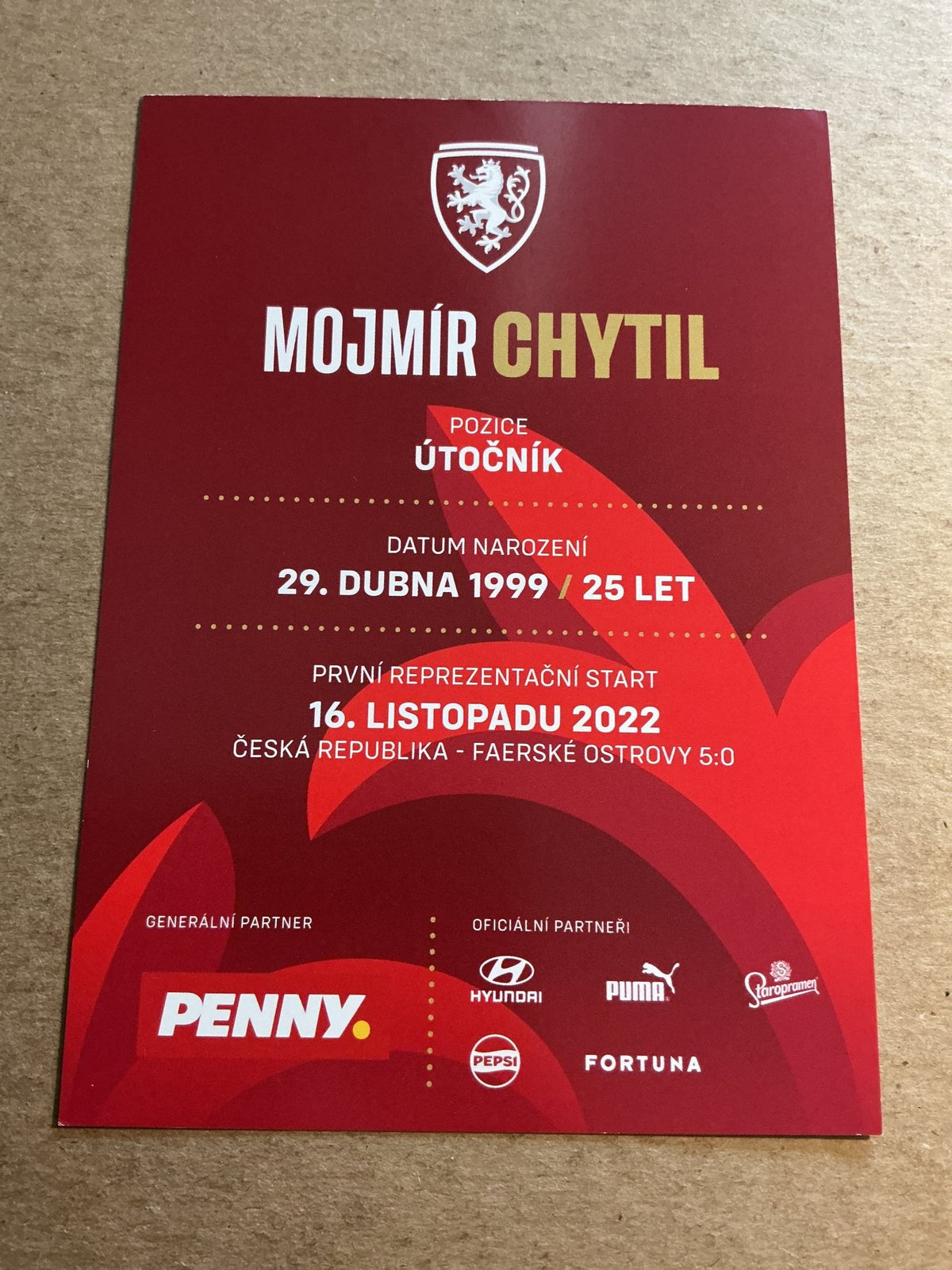 Mojmir Chytil, Czech Republic 🇨🇿 2023 hand signed - Autographs-World