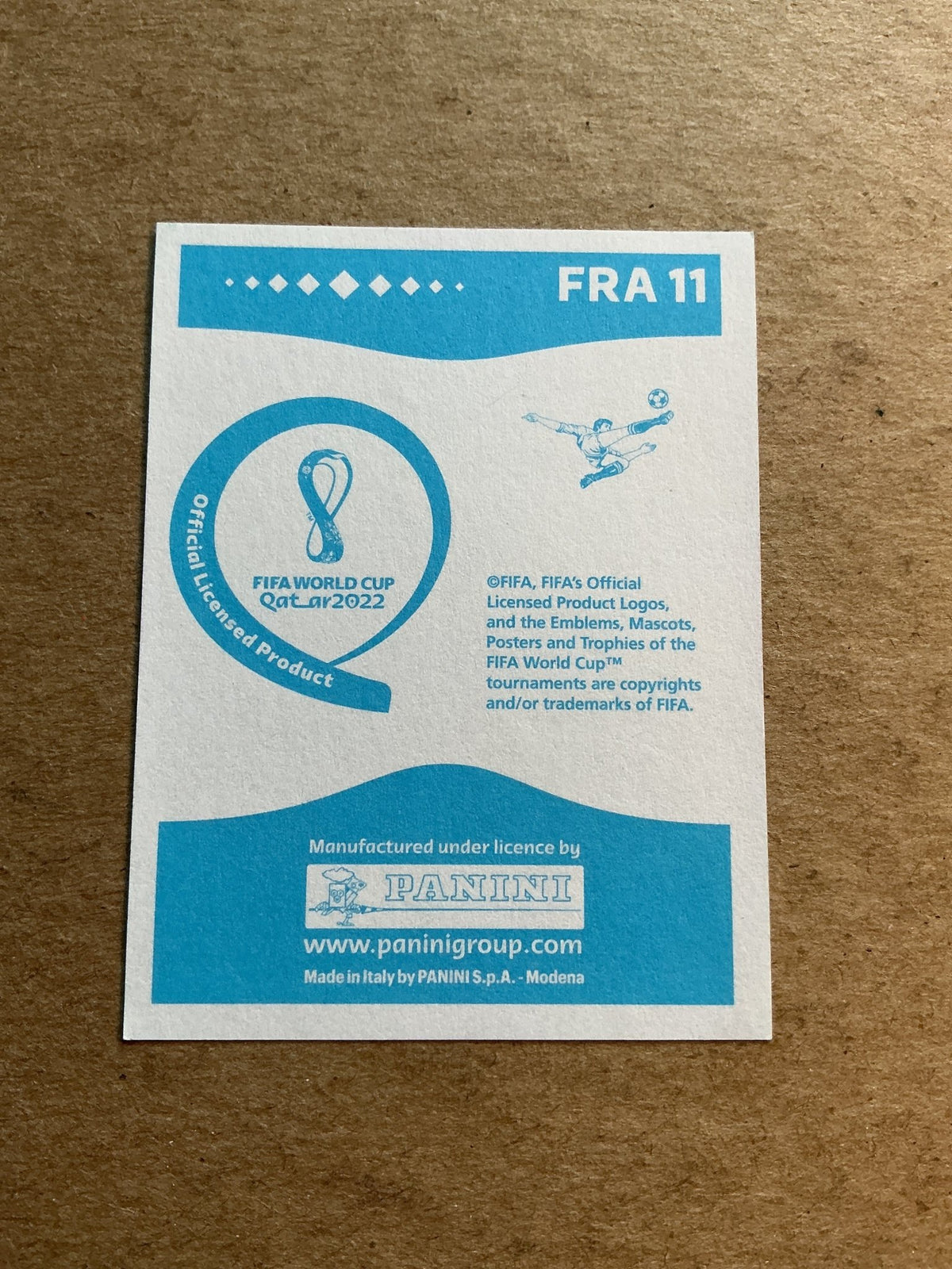 N’Golo Kante, France 🇫🇷 FIFA World Cup 2022 Panini hand signed - Autographs-World