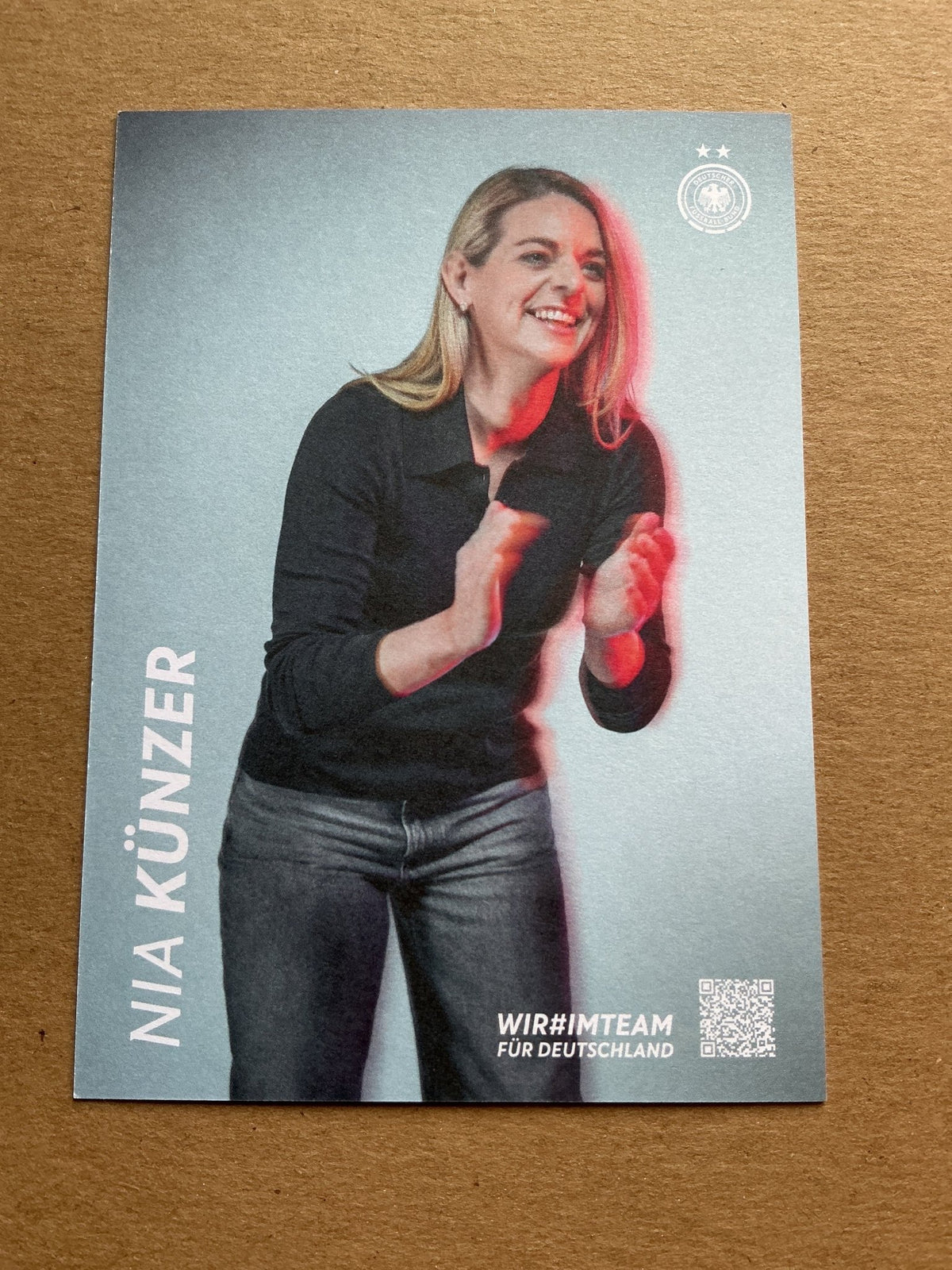 Nia Künzer, Germany 🇩🇪 Women’s Euro Cup 2025 hand signed - Autographs-World