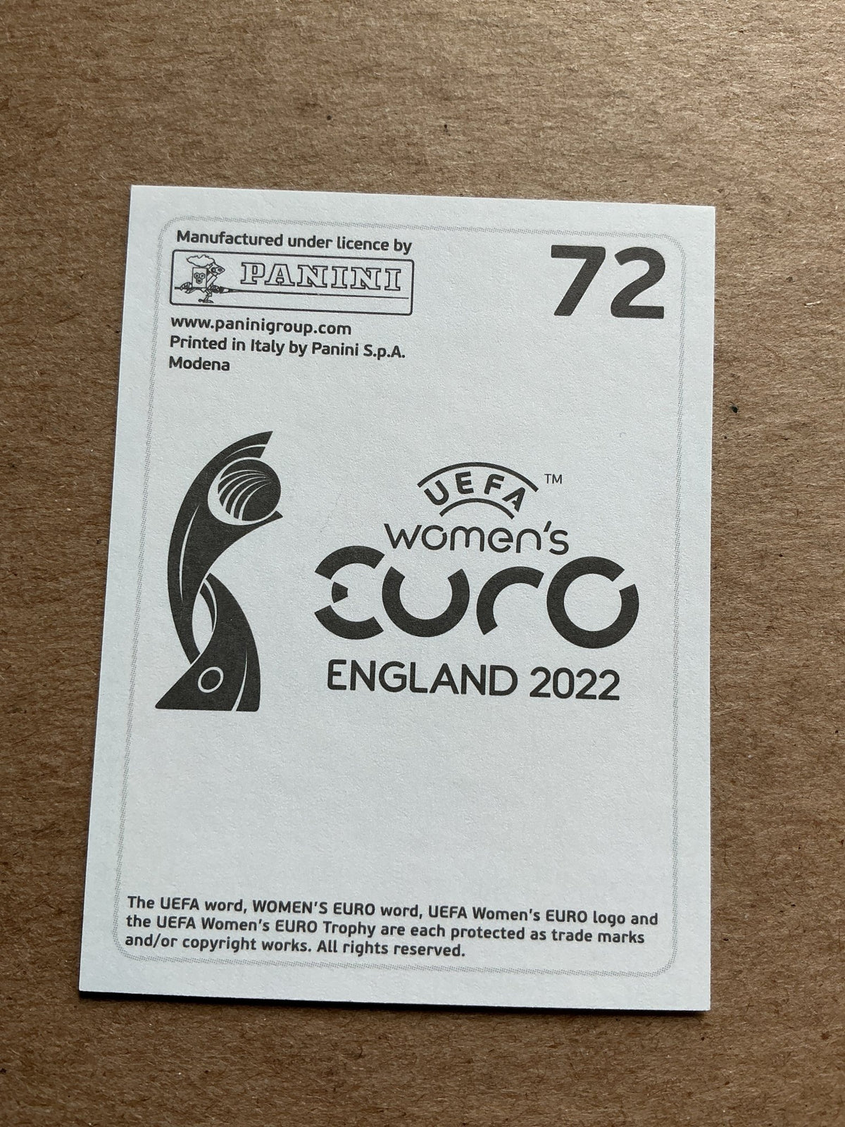Nicole Billa, Austria 🇦🇹 UEFA Women’s Euro Cup 2022 Panini hand signed - Autographs-World
