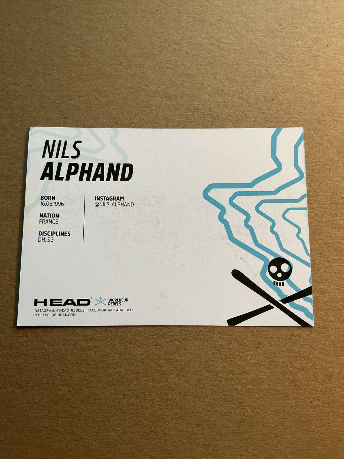 Nils Alphand, France π«π· Alpine Winter 2025/26 hand signed - Autographs-World