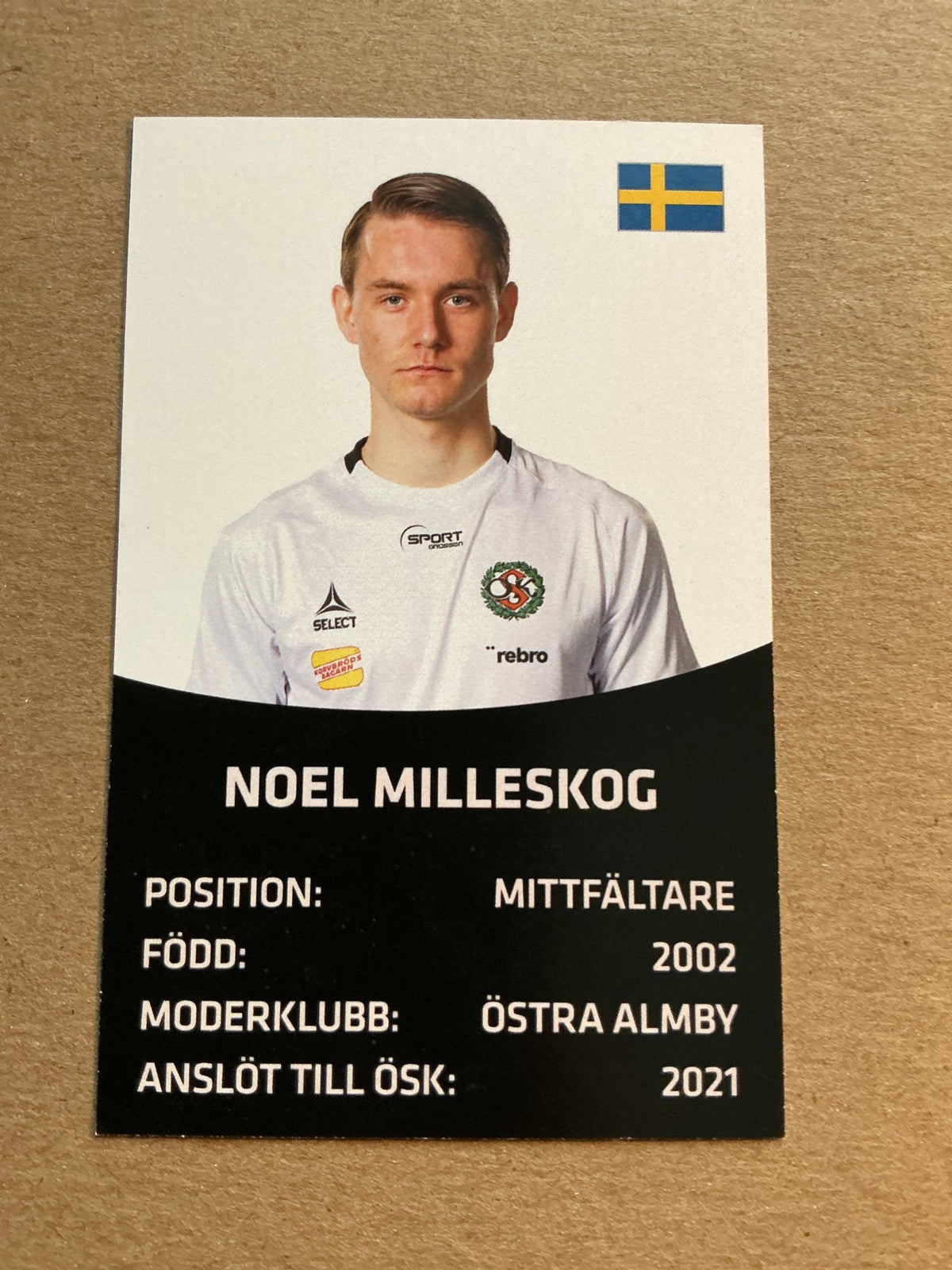 Noel Milleskog, Sweden 🇸🇪 Örebro SK 2021/22 hand signed - Autographs-World