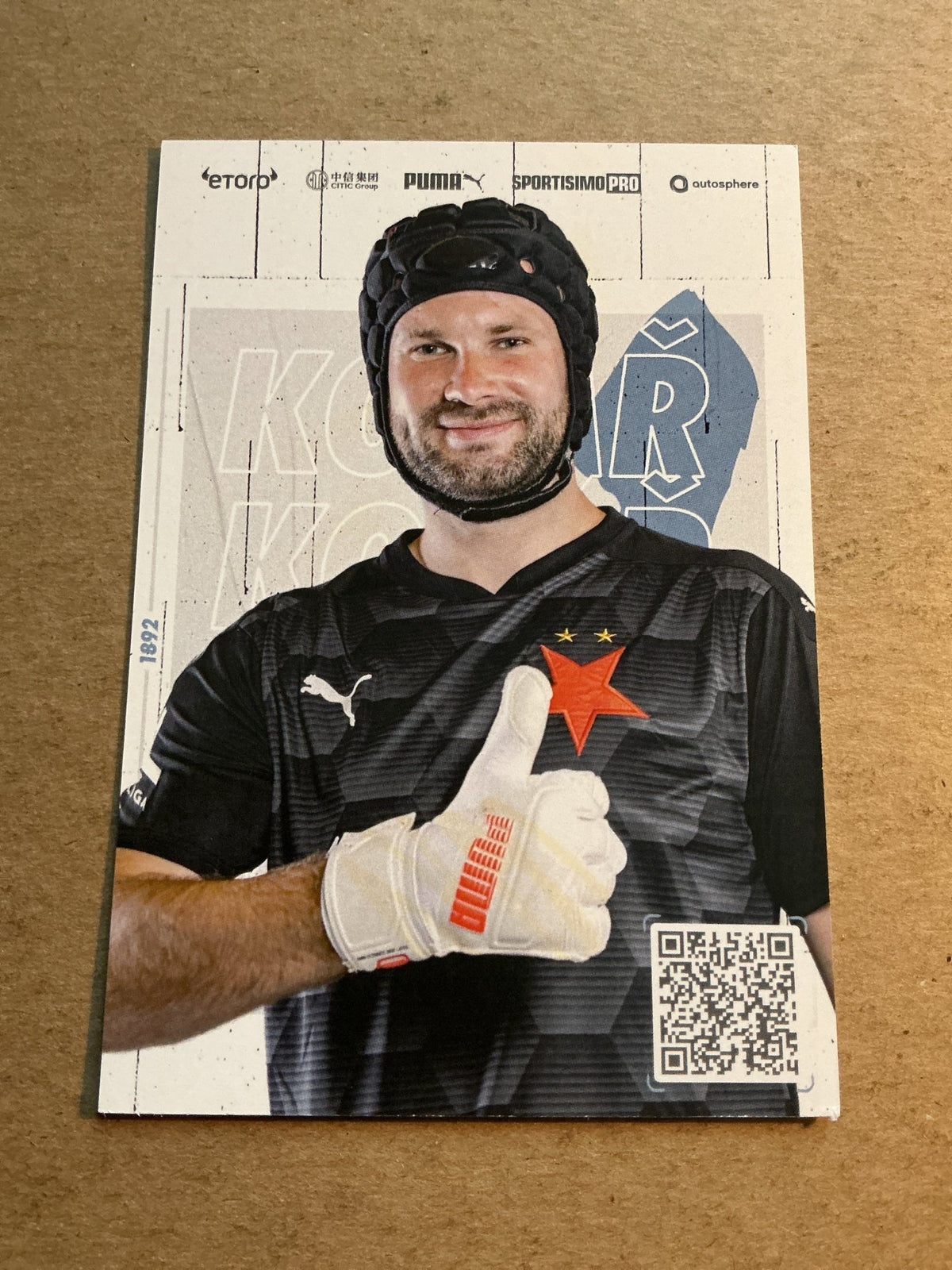 Ondřej Kolář, Czech Republic 🇨🇿 SK Slavia Prague 2021/22 hand signed - Autographs-World