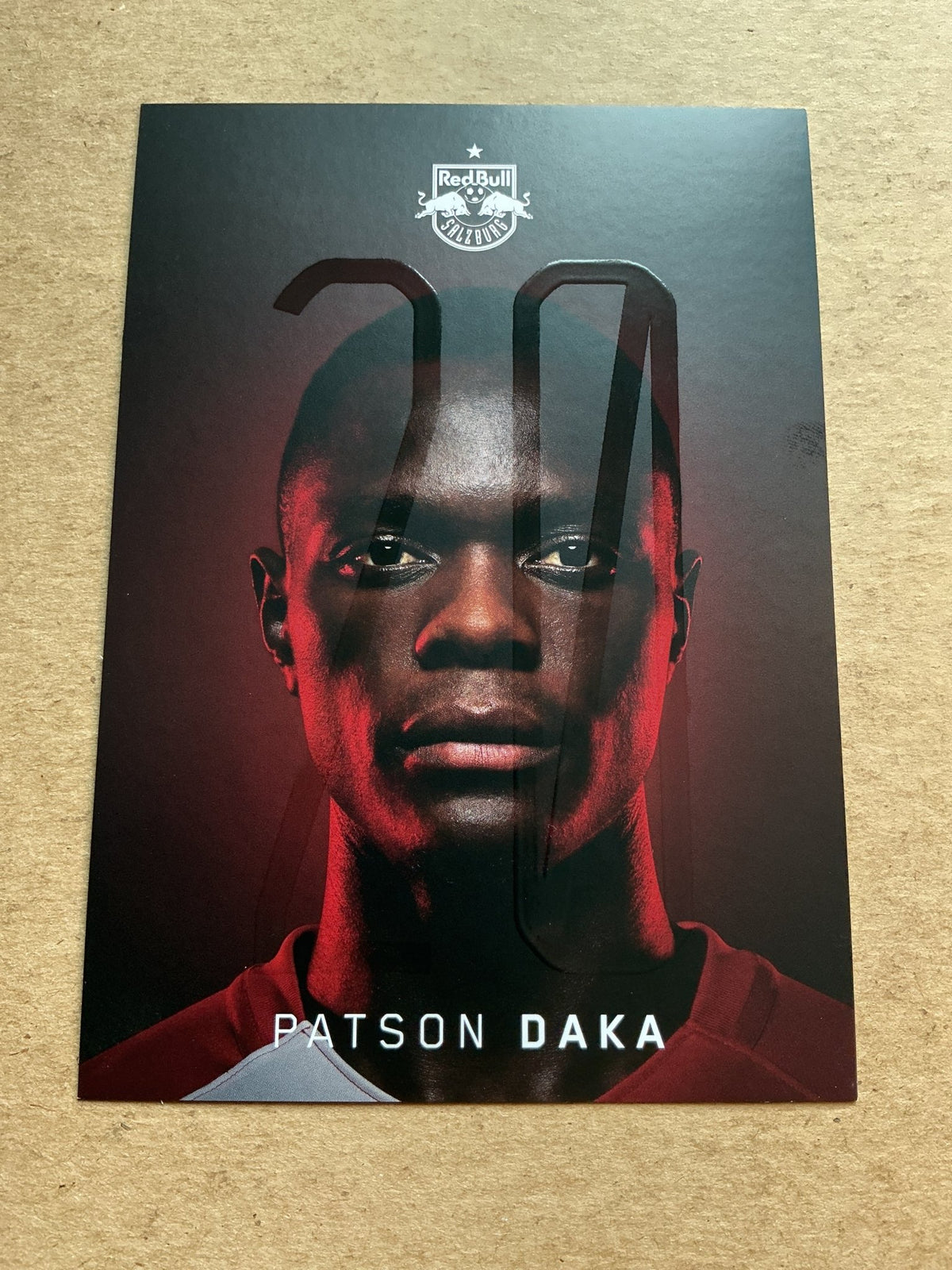 Patson Daka, Zambia ๐ฟ๐ฒ Red Bull Salzburg 2020/21 hand signed - Autographs-World