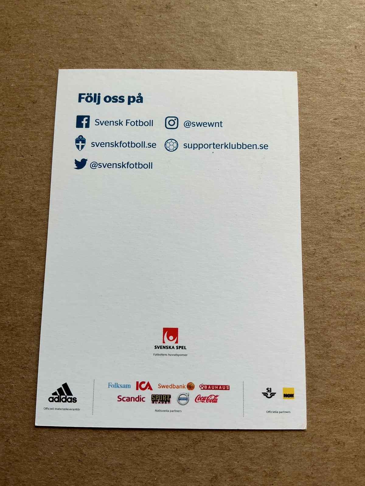 Peter Gerhardsson, Sweden πΈπͺ UEFA Euro 2022 hand signed - Autographs-World
