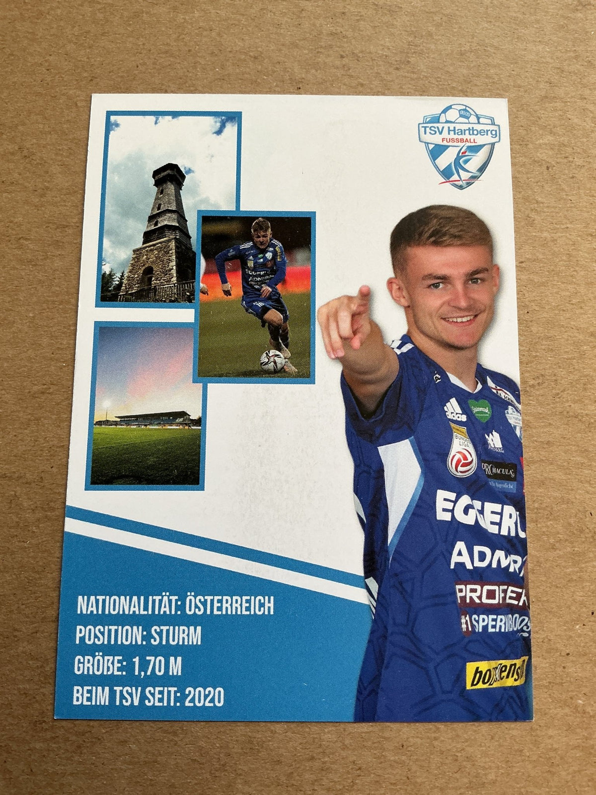 Philipp Sturm, Austria ๐ฆ๐น TSV Hartberg 2022/23 hand signed - Autographs-World
