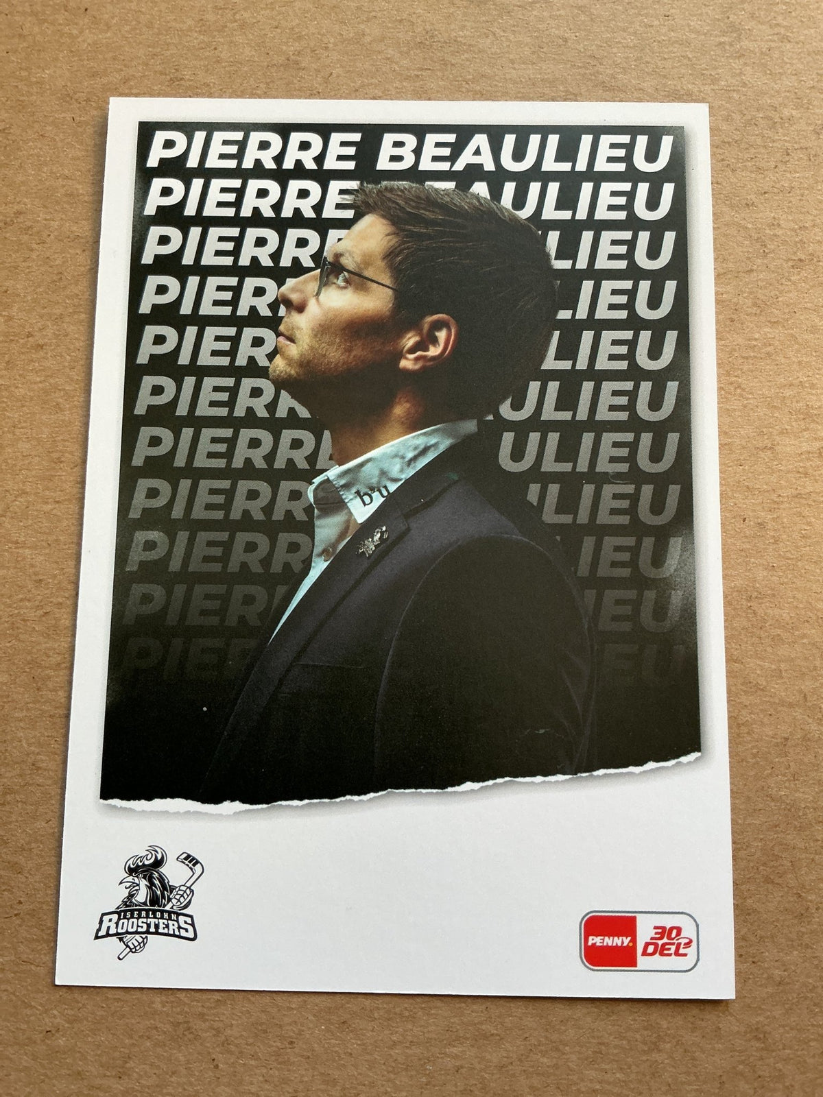 Pierre Beaulieu, Canada 🇨🇦 Iserlohn Roosters 2023/24 hand signed - Autographs-World