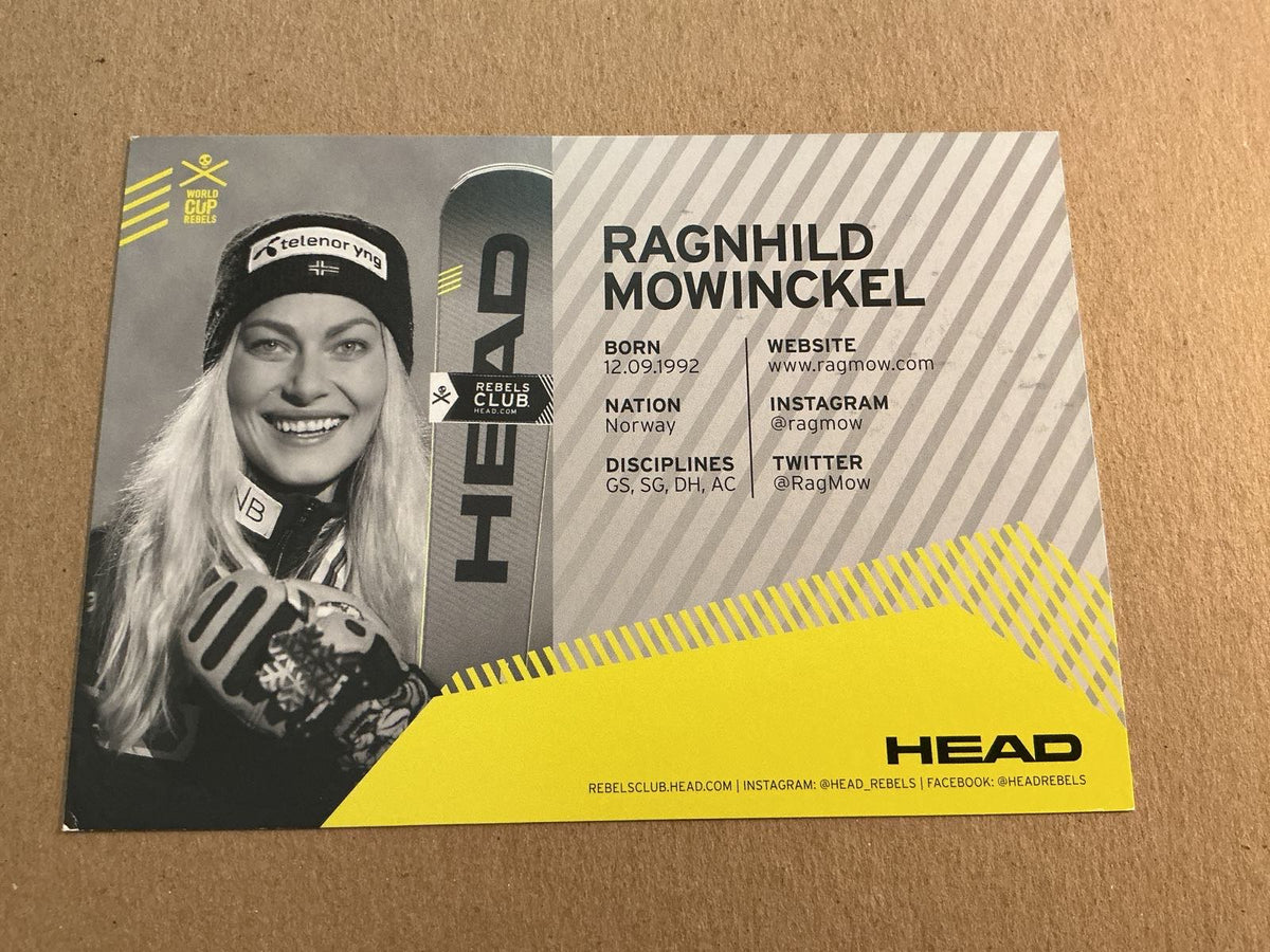 Ragnhild Mowinckel, Norway 🇳🇴 Alpine Winter 2022/23 hand signed - Autographs-World