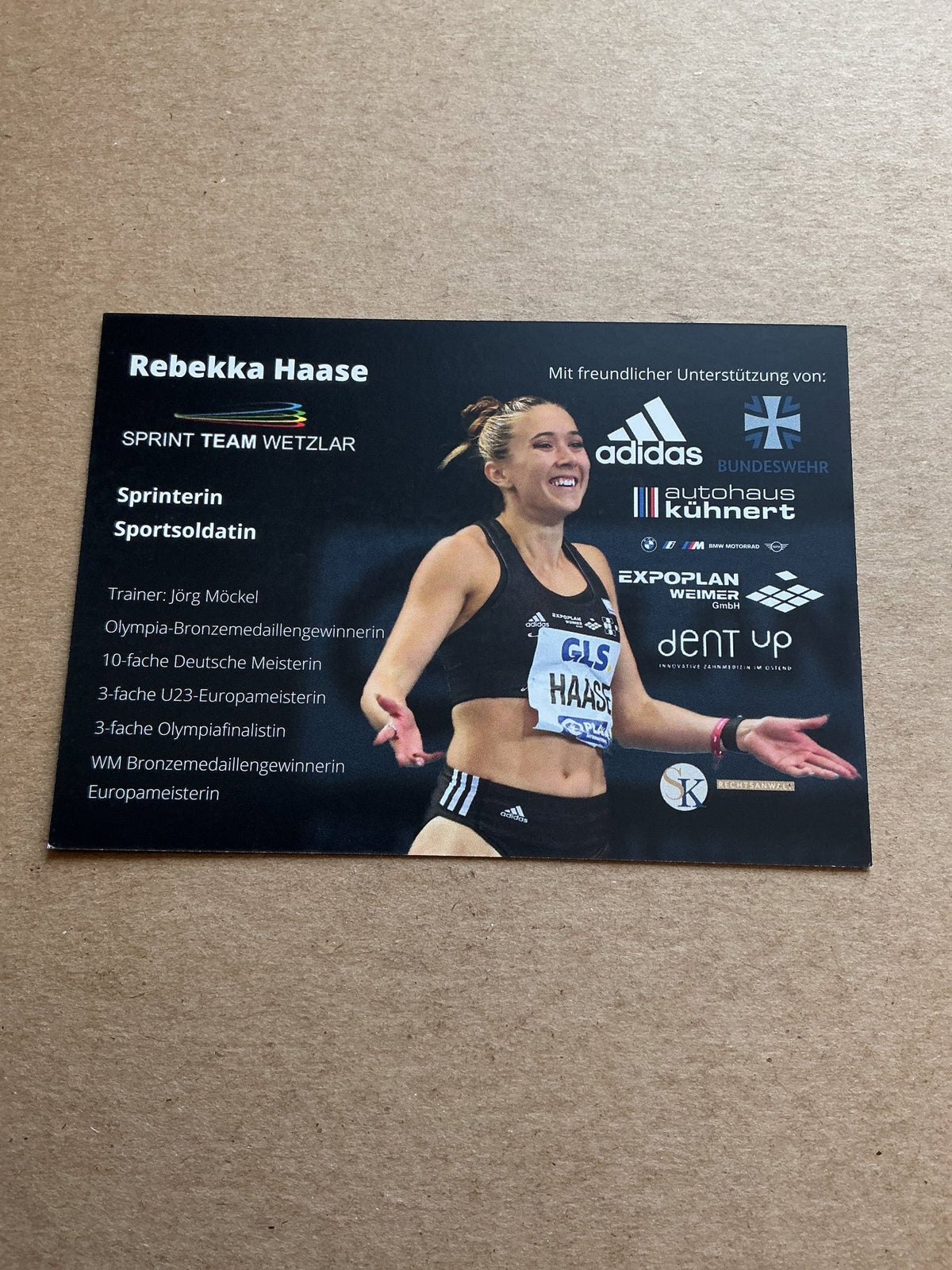 Rebekka Haase, Germany 🇩🇪 Athletics Summer Olympics 2024 hand signed - Autographs-World