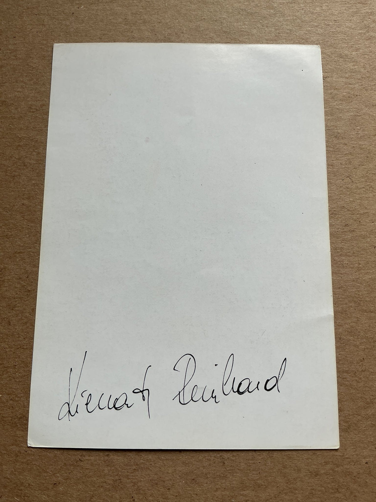 Reinhard Kienast, Austria 🇦🇹 Rapid Vienna 1980/81 hand signed - Autographs-World