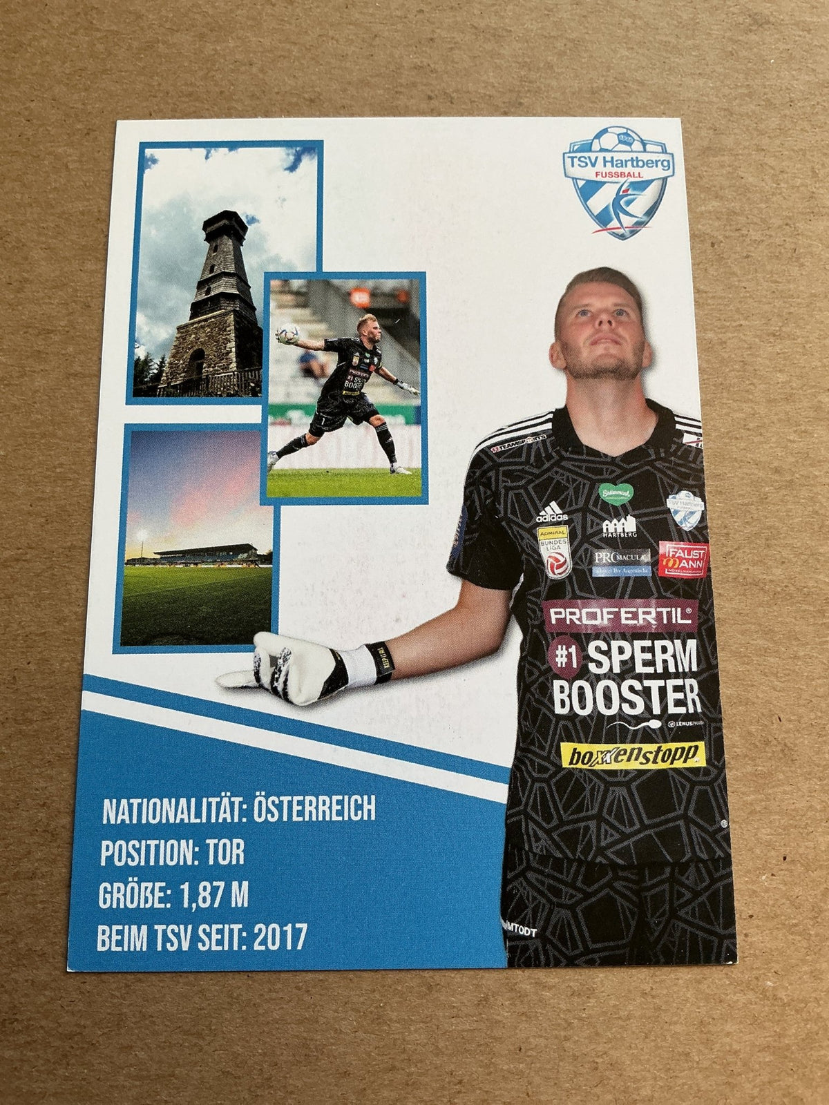 Rene Swete, Austria ๐ฆ๐น TSV Hartberg 2022/23 hand signed - Autographs-World