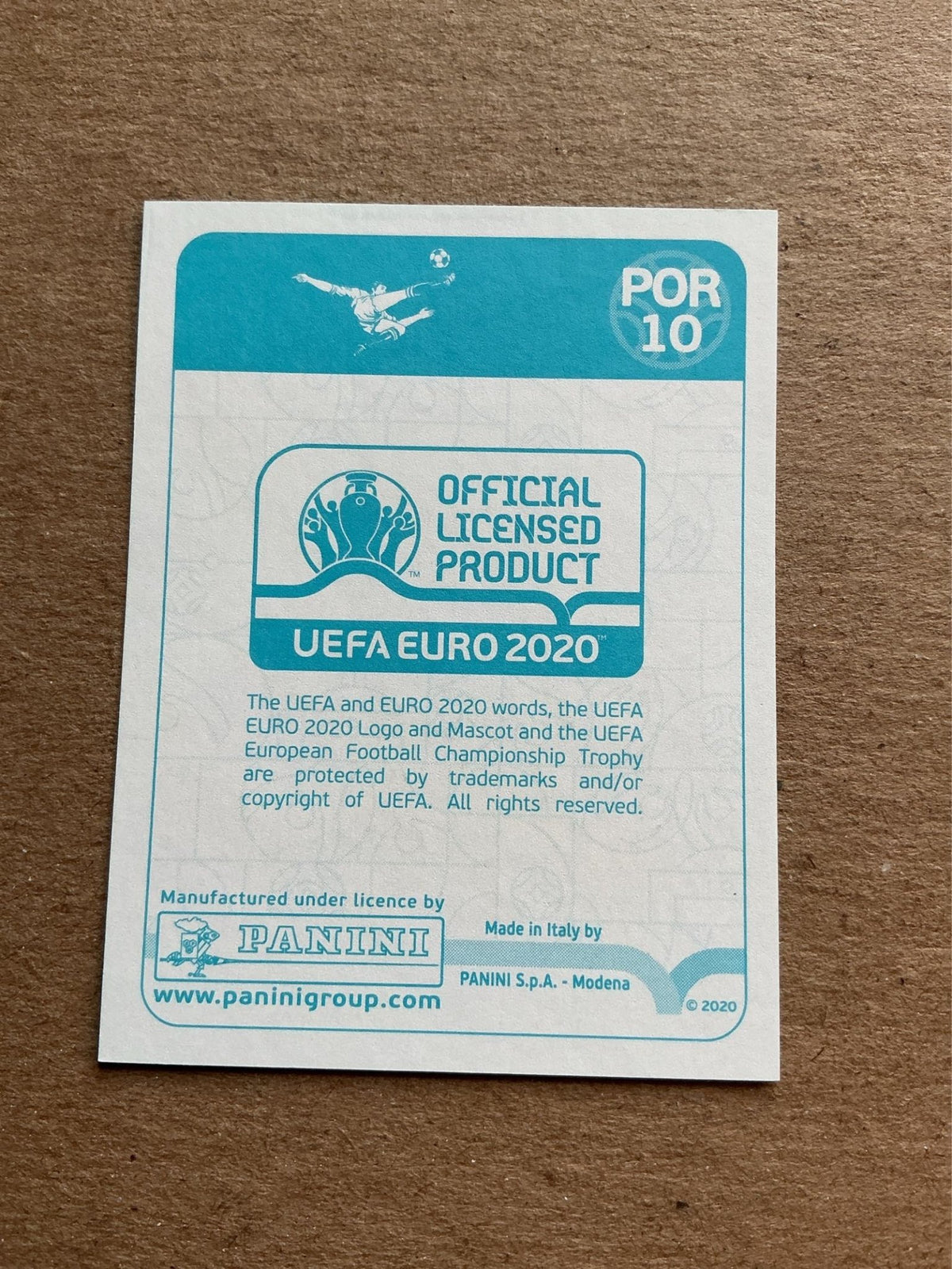 Ricardo Pereira, Portugal 🇵🇹 UEFA Euro 2020 Panini hand signed - Autographs-World