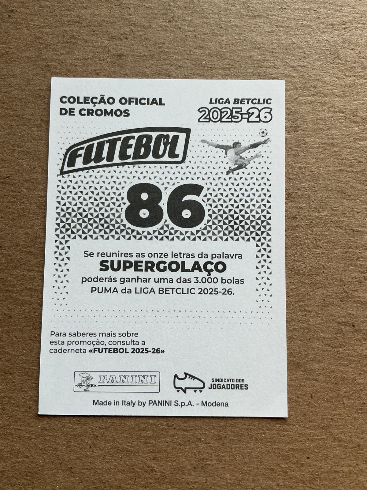 Richard Ríos, Colombia 🇨🇴 SL Benfica 2025/26 Panini hand signed - Autographs-World