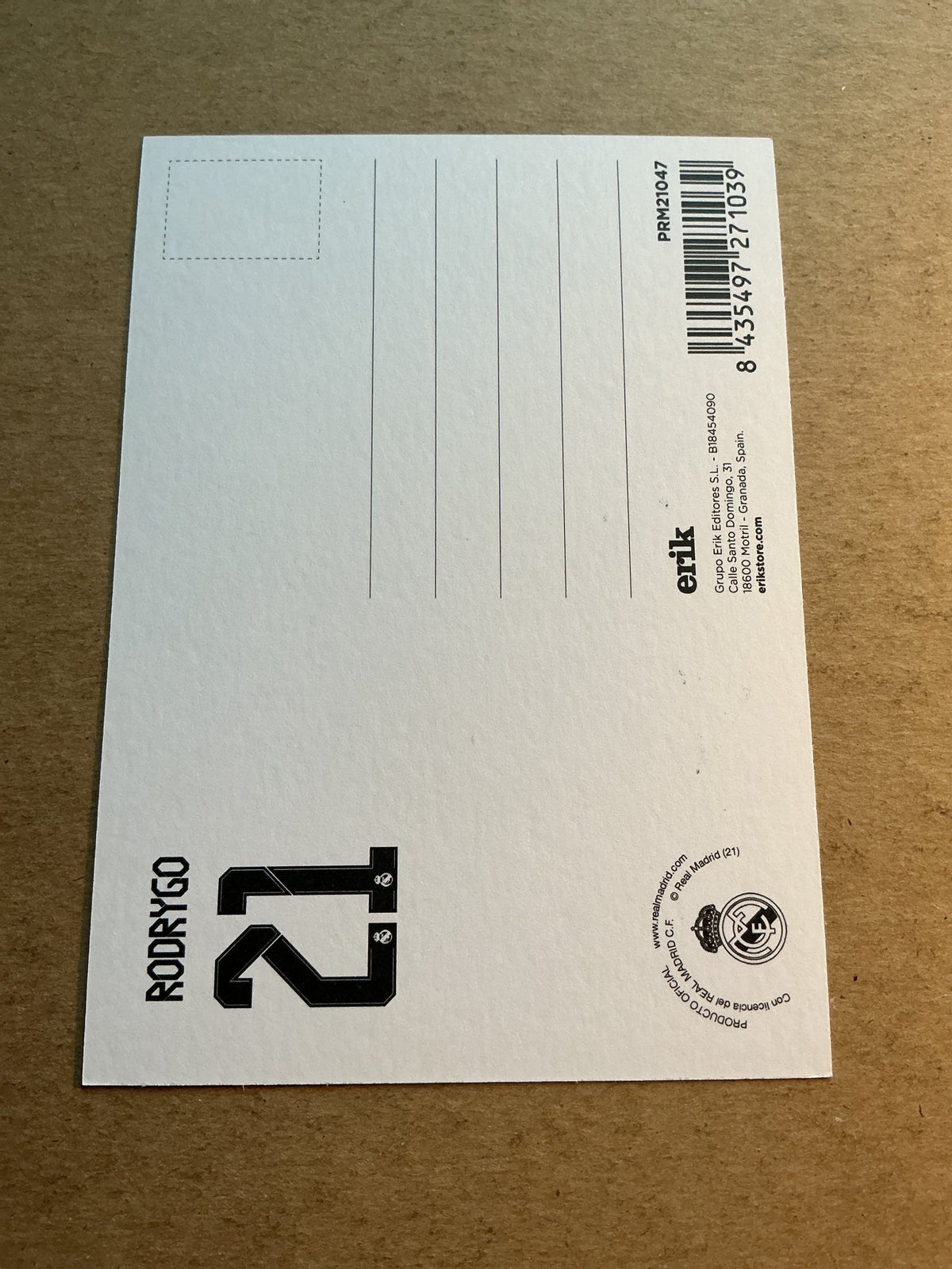 Rodrygo, Brazil π§π· Real Madrid 2021/22 hand signed - Autographs-World