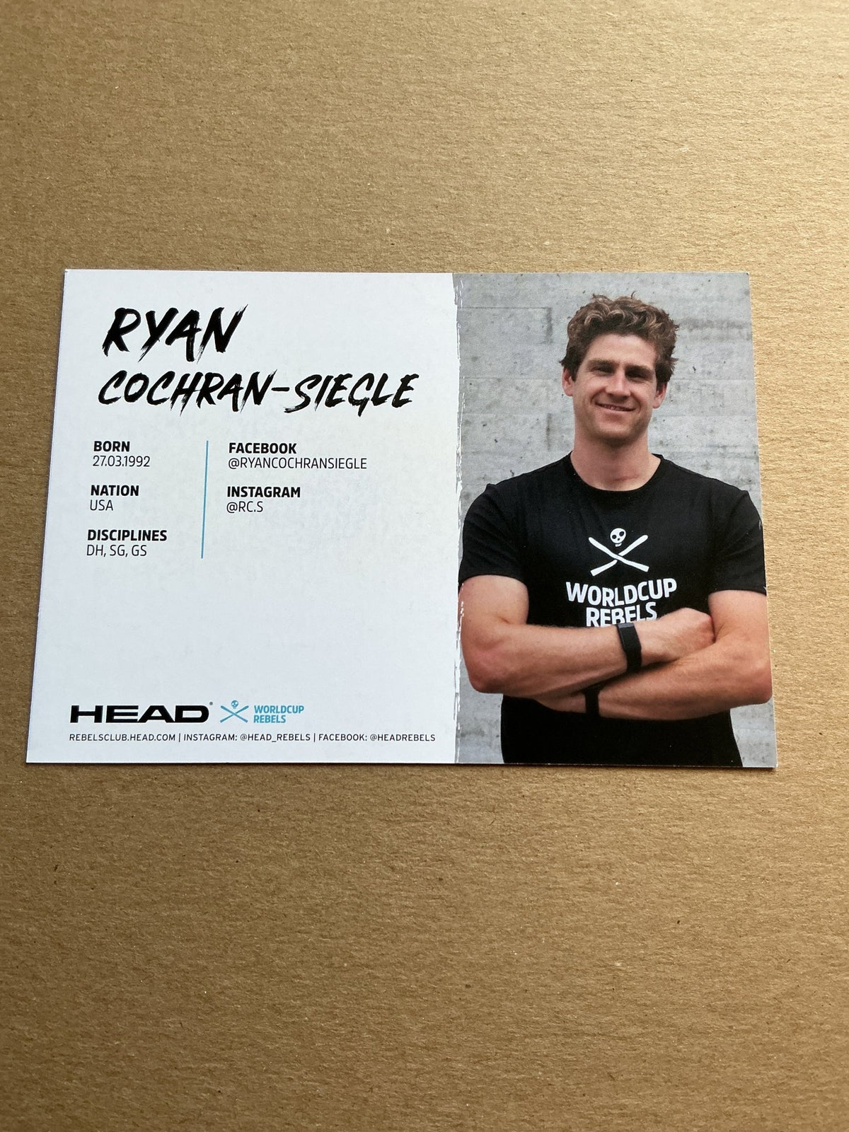 Ryan Cochran-Siegle, USA πΊπΈ Alpine Winter Sports 2024/25 hand signed - Autographs-World