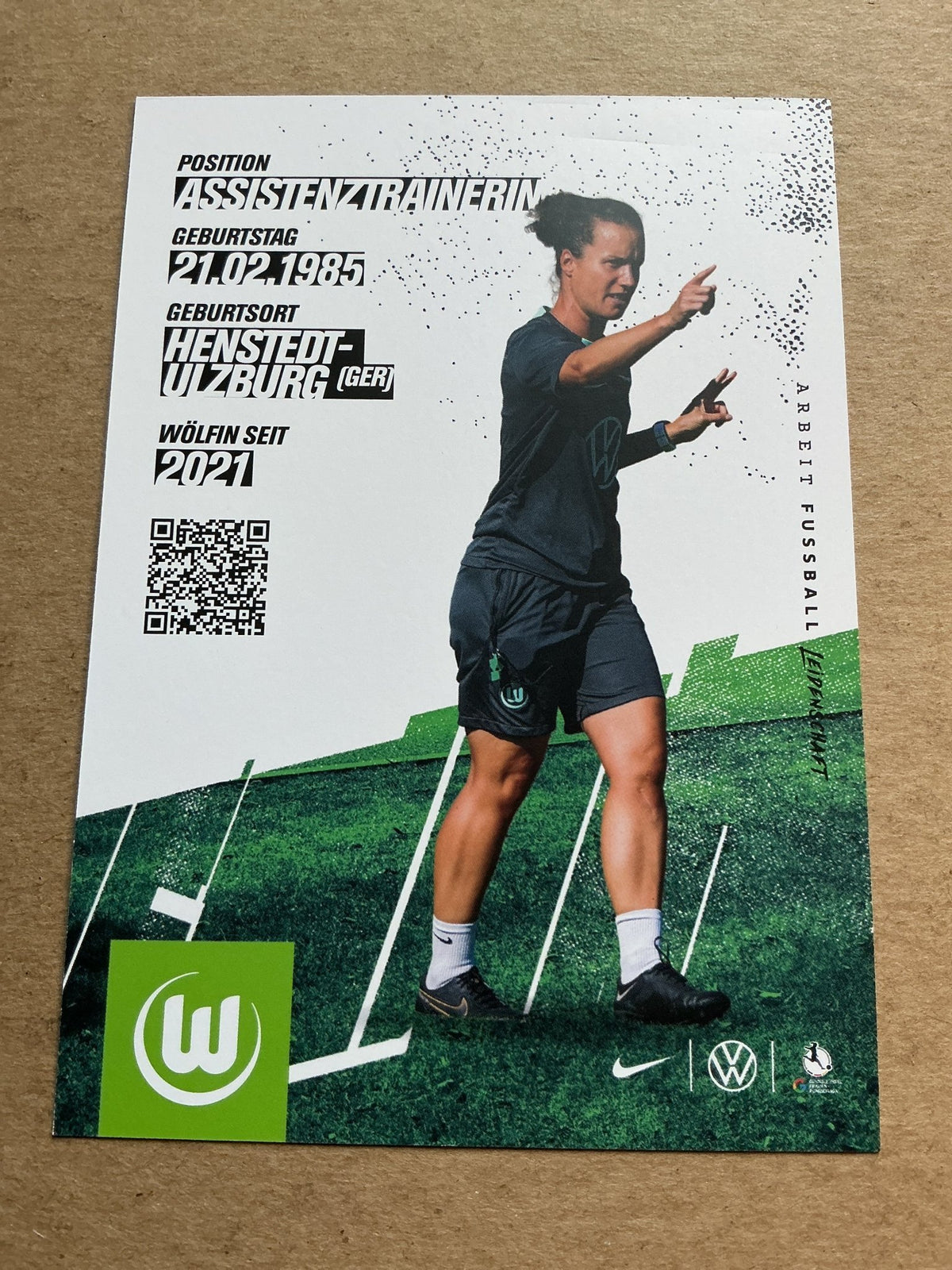Sabrina Eckhoff, Germany 🇩🇪 VfL Wolfsburg 2023/24 hand signed - Autographs-World