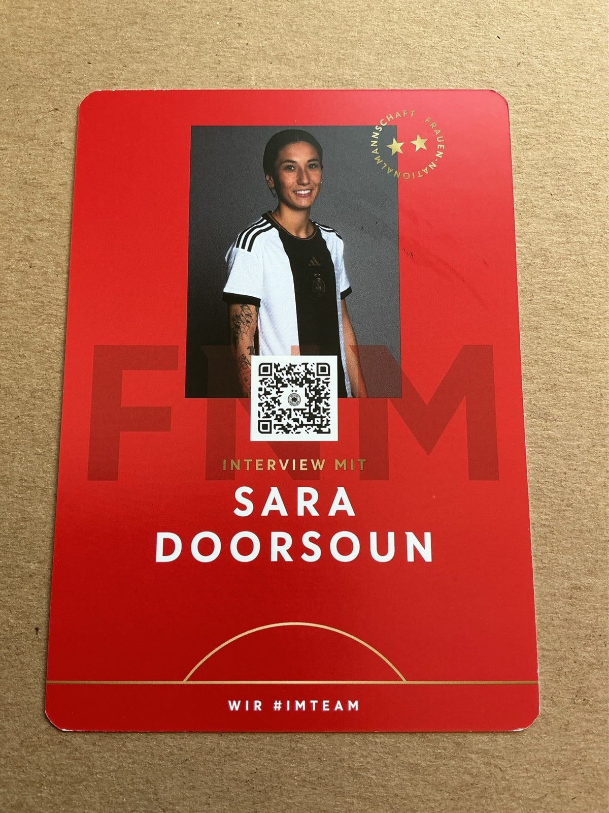 Sara Doorsoun, Germany 🇩🇪 FIFA World Cup 2023 hand signed - Autographs-World