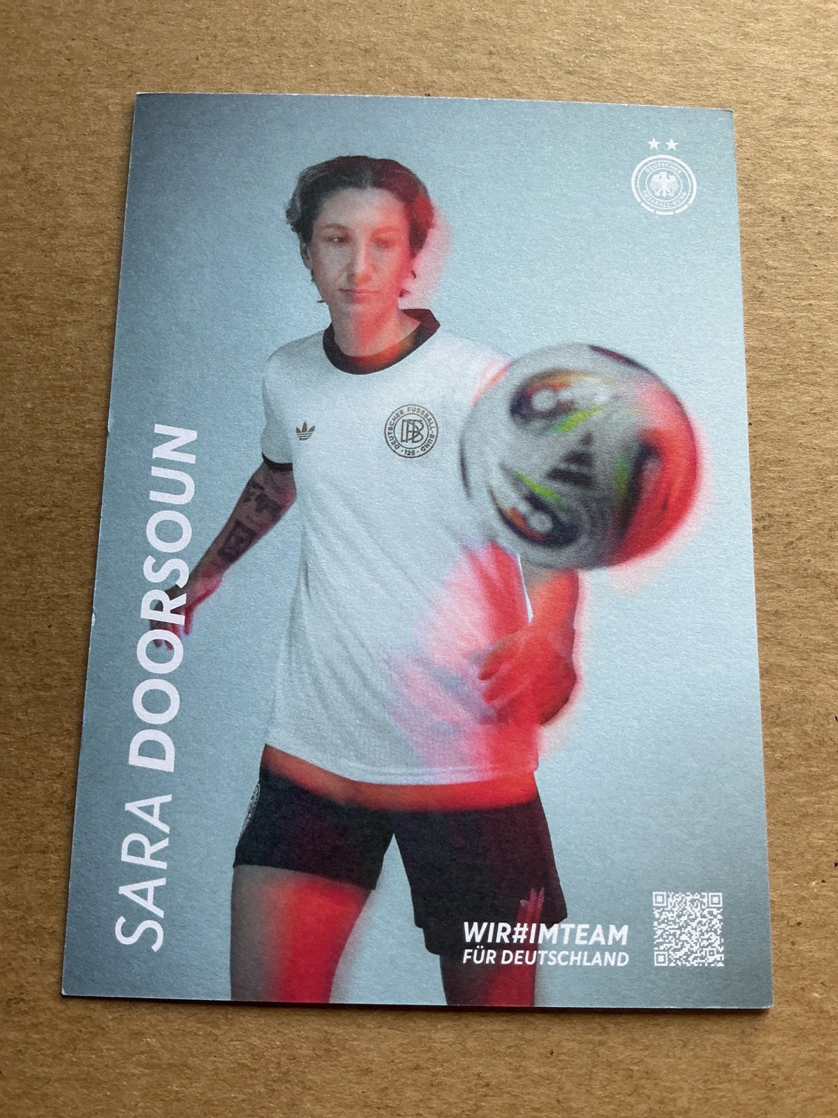 Sara Doorsoun, Germany 🇩🇪 Women’s Euro Cup 2025 hand signed - Autographs-World