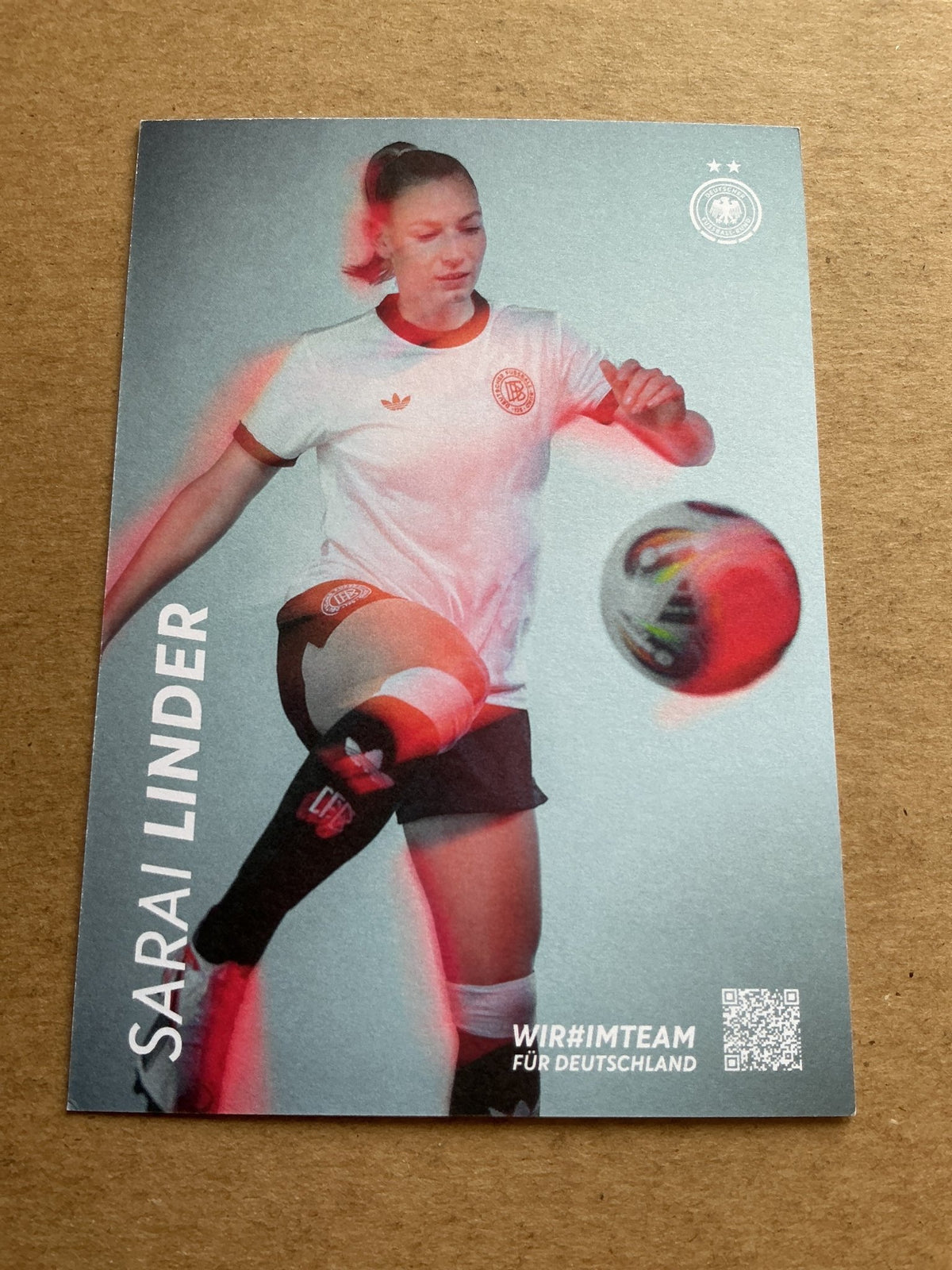 Sarai Linder, Germany 🇩🇪 Women’s Euro Cup 2025 hand signed - Autographs-World