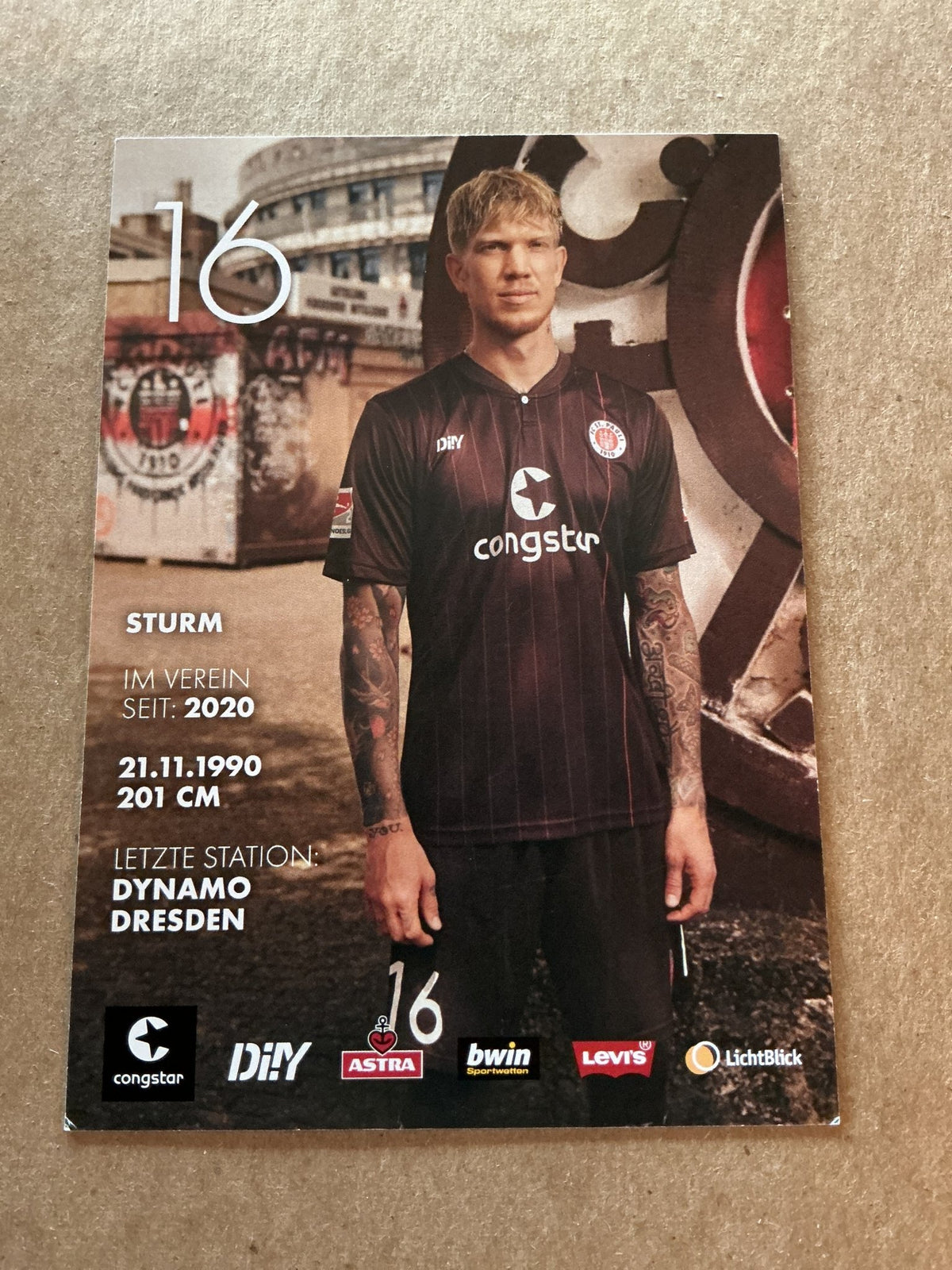 Simon Makienok, Denmark 🇩🇰 FC St. Pauli 2021/22 hand signed - Autographs-World