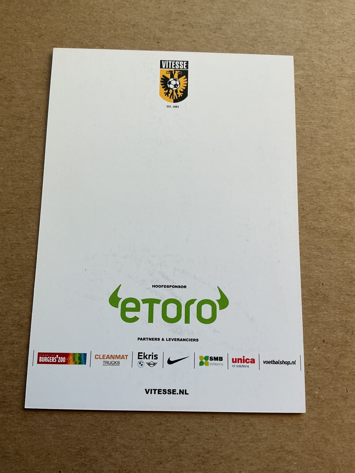 Sondre Tronstad, Norway π³π΄ Vitesse Arnhem 2022/23 hand signed - Autographs-World