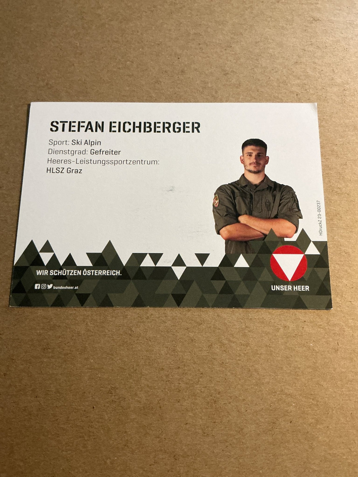 Stefan Eichberger, Austria 🇦🇹 Alpine Winter Sports 2024/25 hand signed - Autographs-World