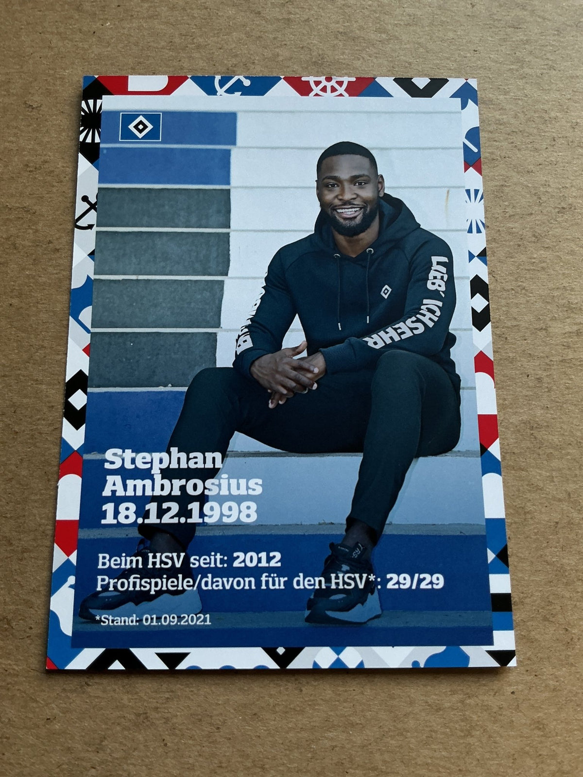 Stephan Ambrosius, Germany 🇩🇪 Hamburger SV 2021/22 hand signed - Autographs-World