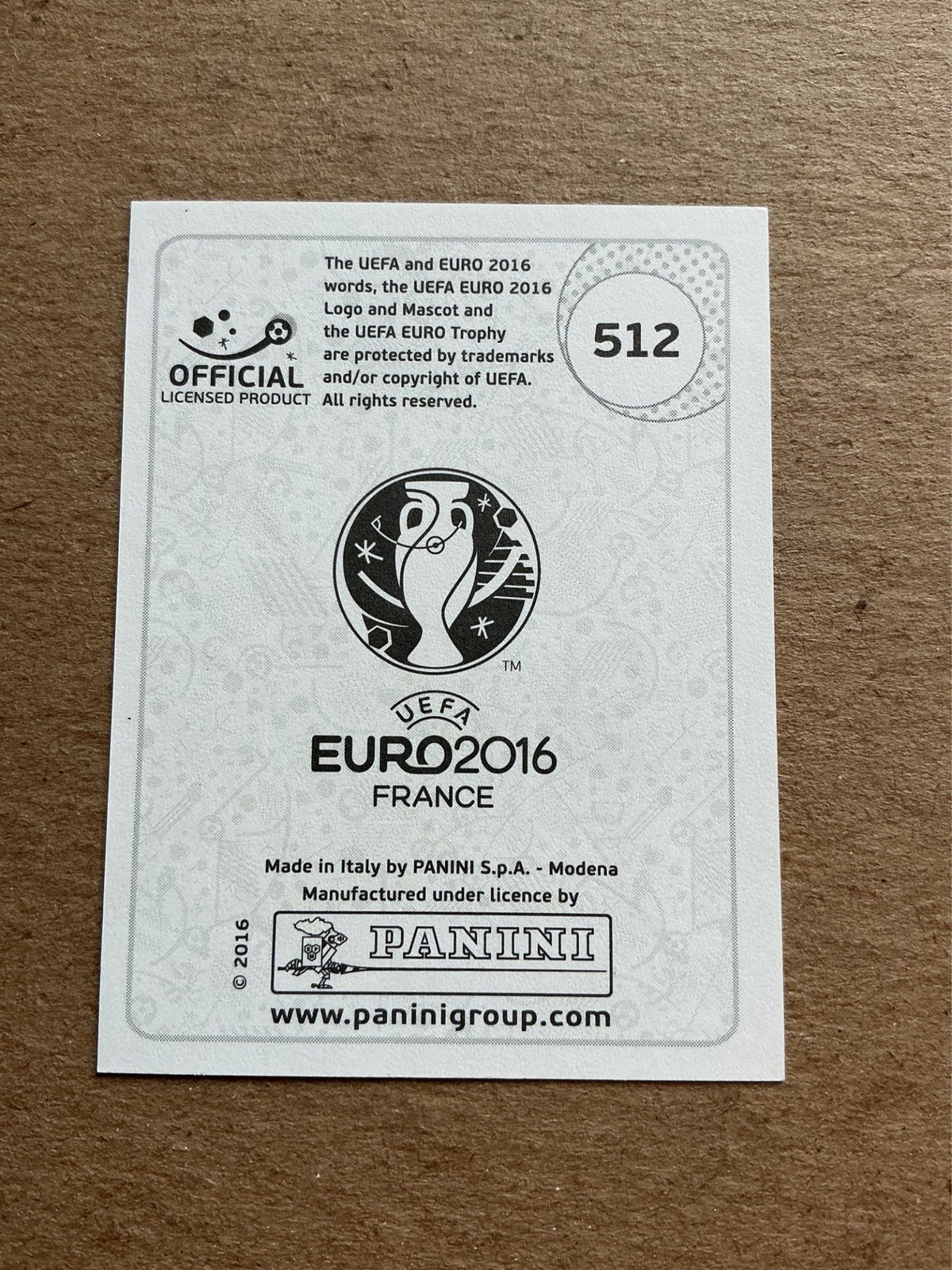 Stephan El Shaarawy, Italy 🇮🇹 UEFA Euro 2016 Panini hand signed - Autographs-World