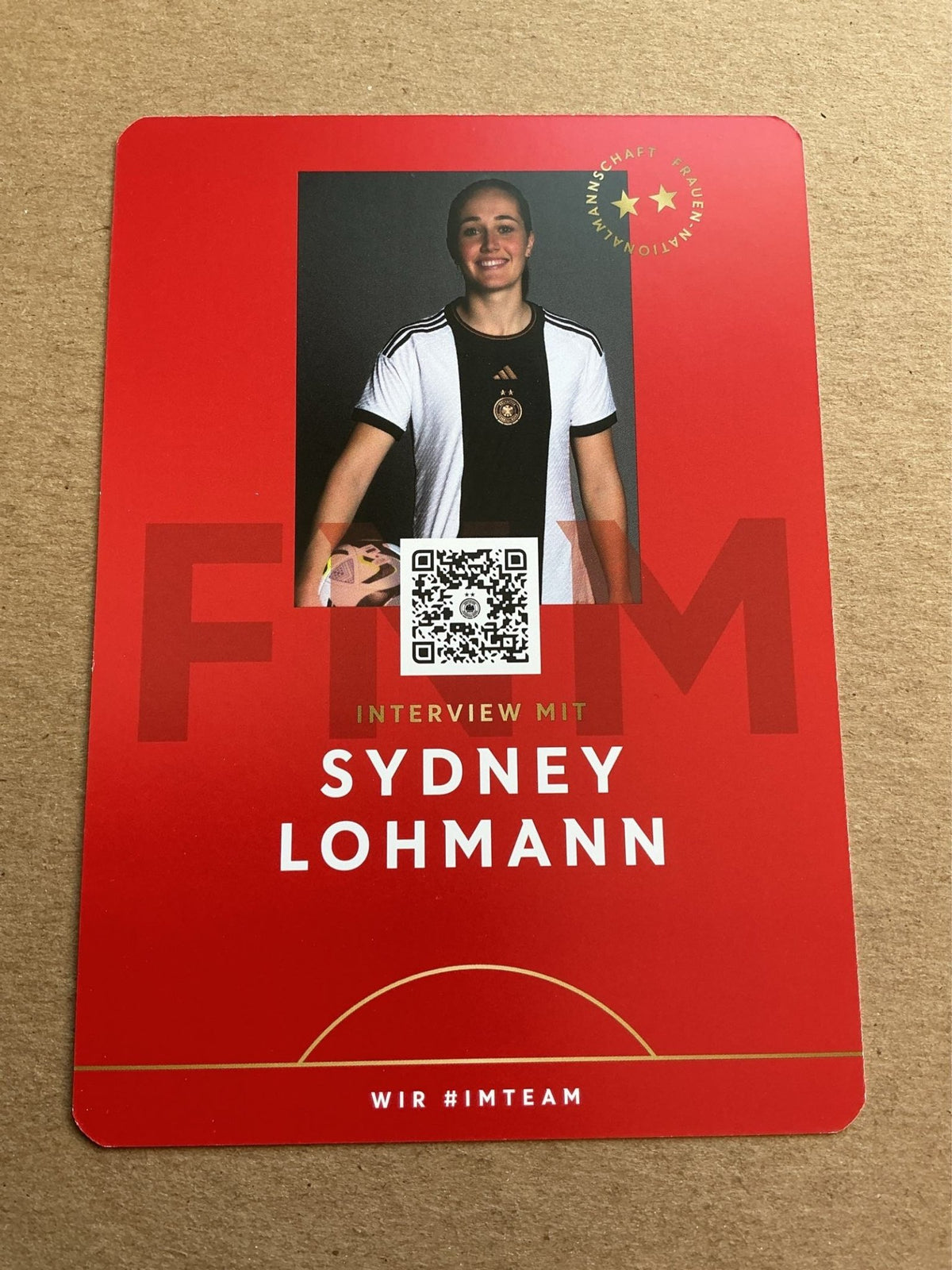 Sydney Lohmann, Germany 🇩🇪 FIFA World Cup 2023 hand signed - Autographs-World
