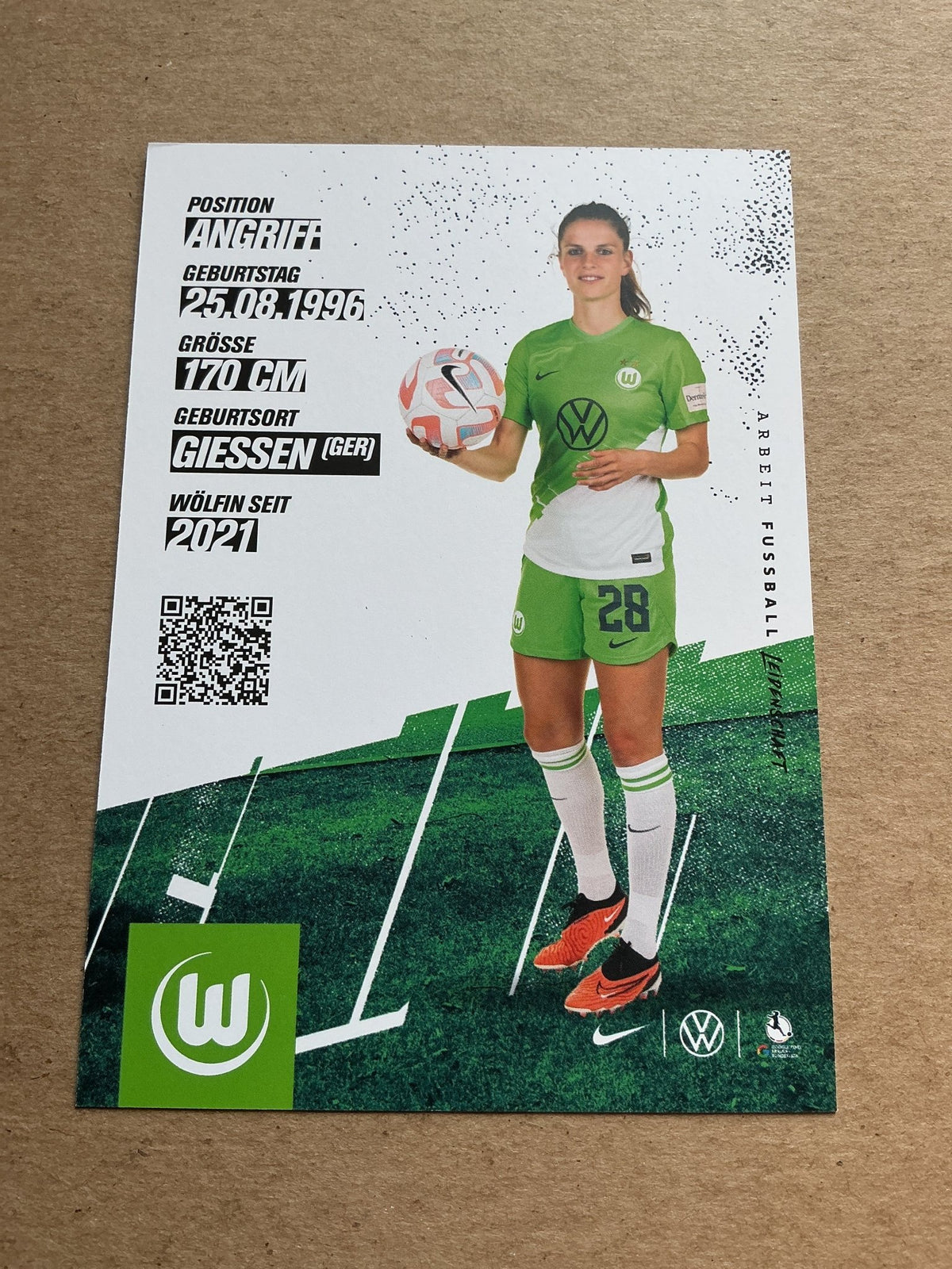 Tabea Sellner, Germany 🇩🇪 VfL Wolfsburg 2023/24 hand signed - Autographs-World
