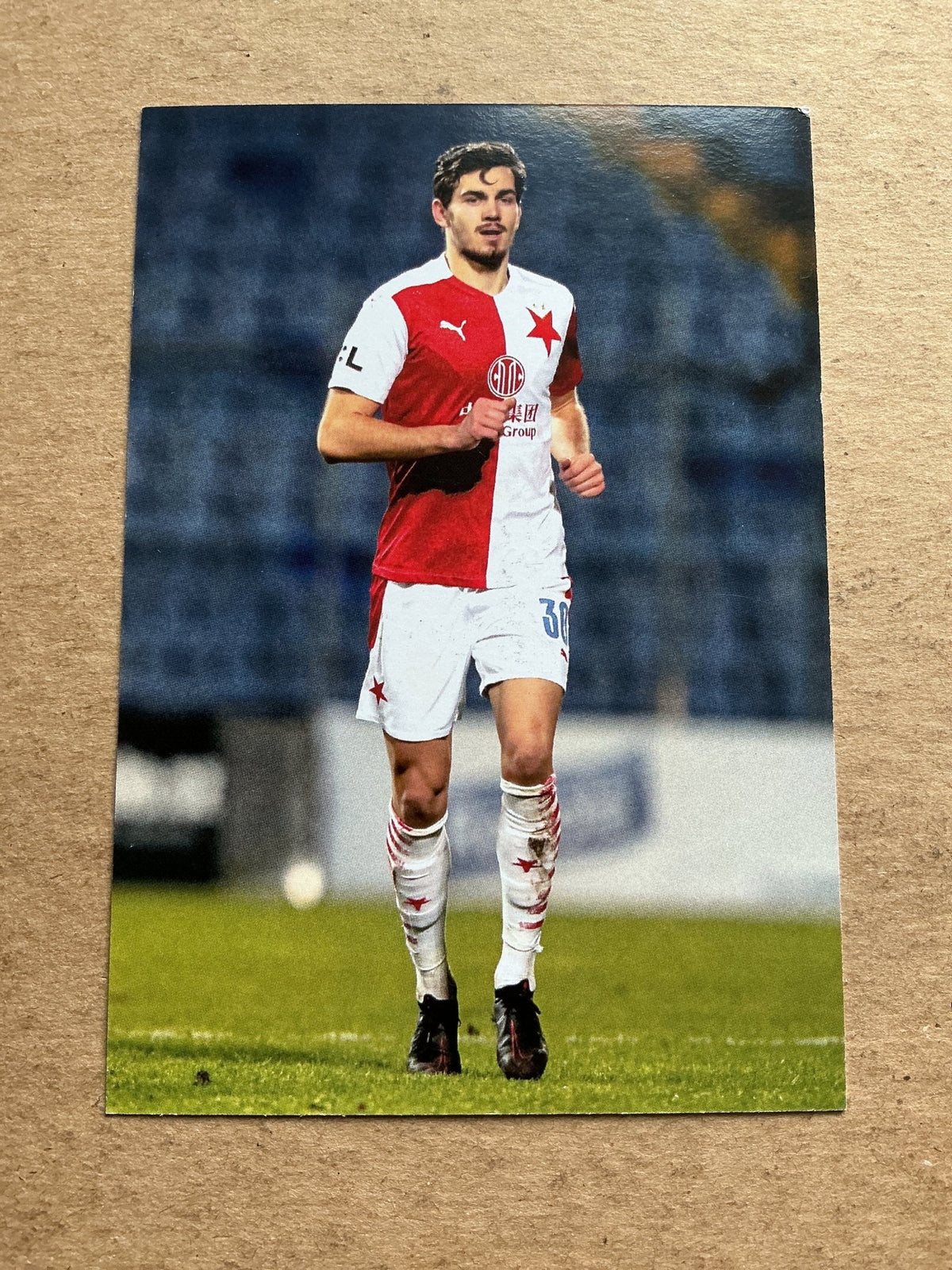 Taras Kacharaba, Ukraine 🇺🇦 SK Slavia Prague 2020/21 hand signed - Autographs-World