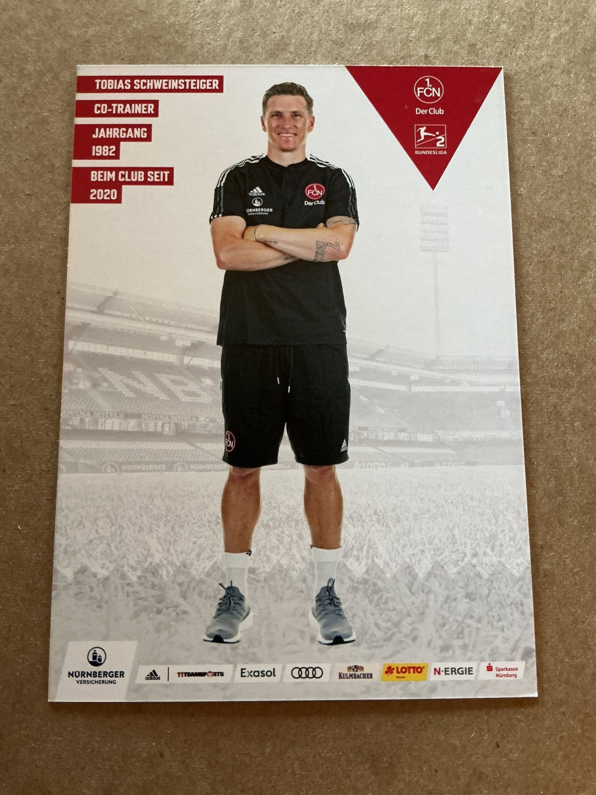 Tobias Schweinsteiger, Germany 🇩🇪 1.FC Nürnberg 2021/22 hand signed - Autographs-World