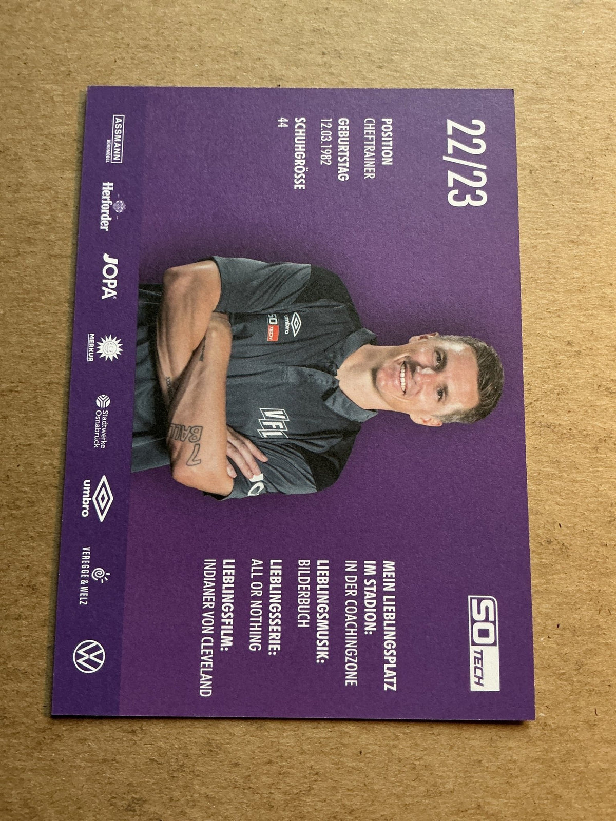 Tobias Schweinsteiger, Germany 🇩🇪 VfL Osnabrück 2022/23 hand signed - Autographs-World