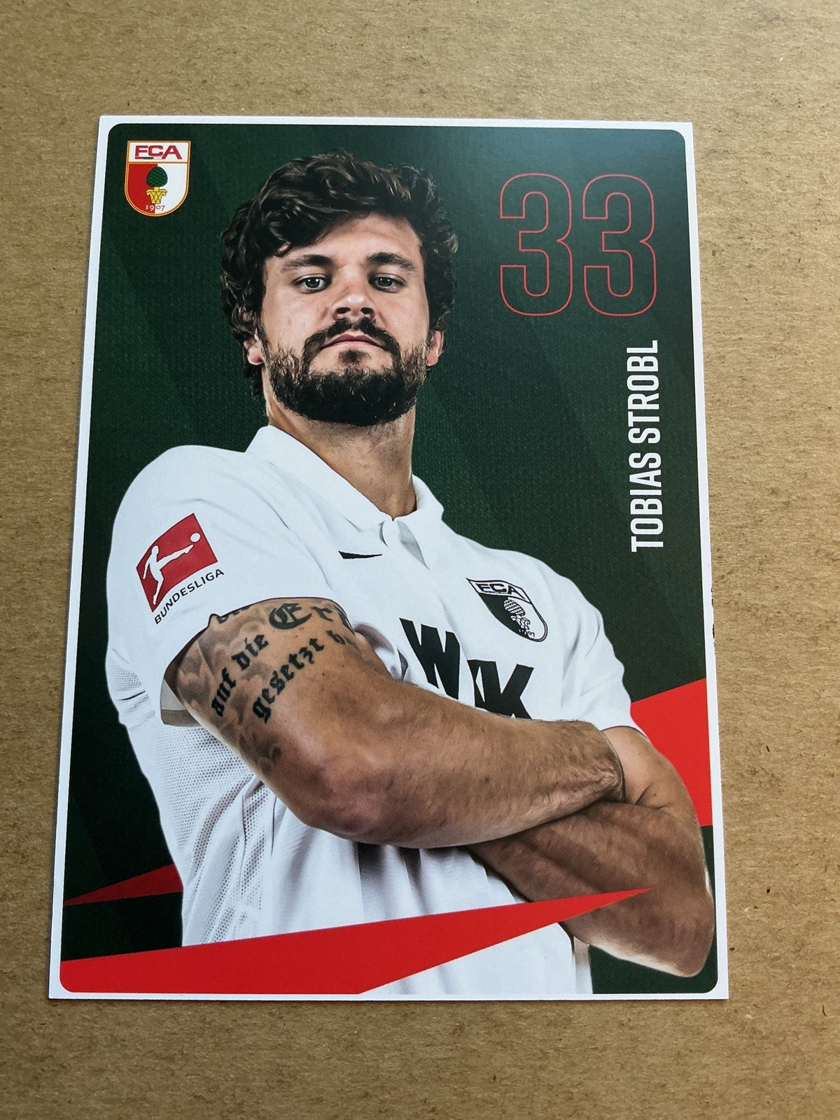 Tobias Strobl, Germany 🇩🇪 FC Augsburg 2020/21 hand signed - Autographs-World