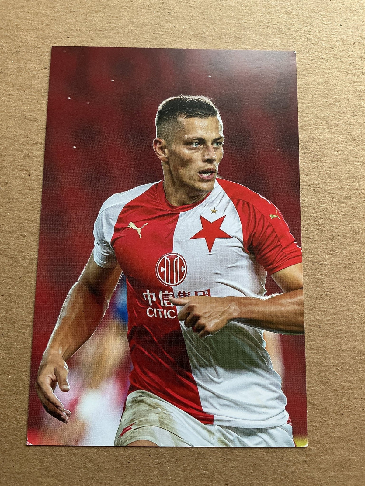 Tomáš Holes, Czech Republic 🇨🇿 SK Slavia Prague 2019/20 hand signed - Autographs-World