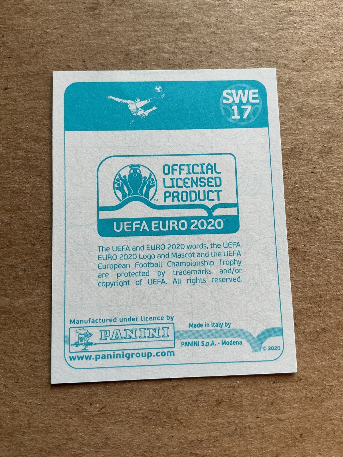Viktor Claesson, Sweden πΈπͺ UEFA Euro 2020 Panini hand signed - Autographs-World
